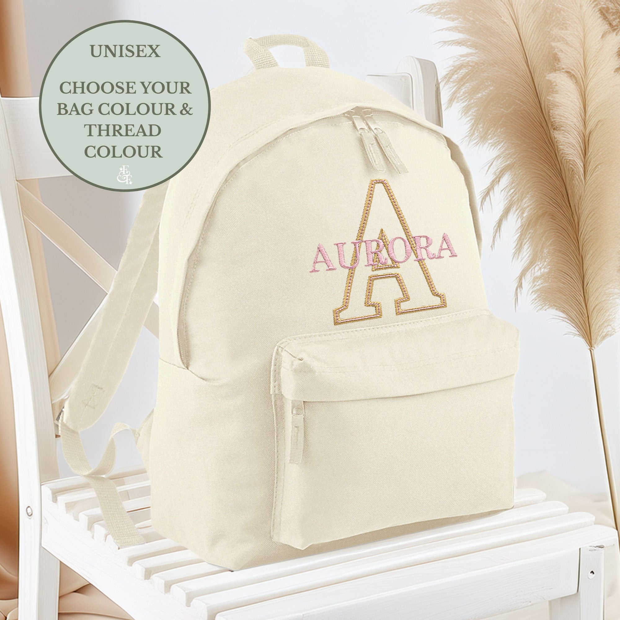 Personalised Embroidered Backpack | Kids & Adults