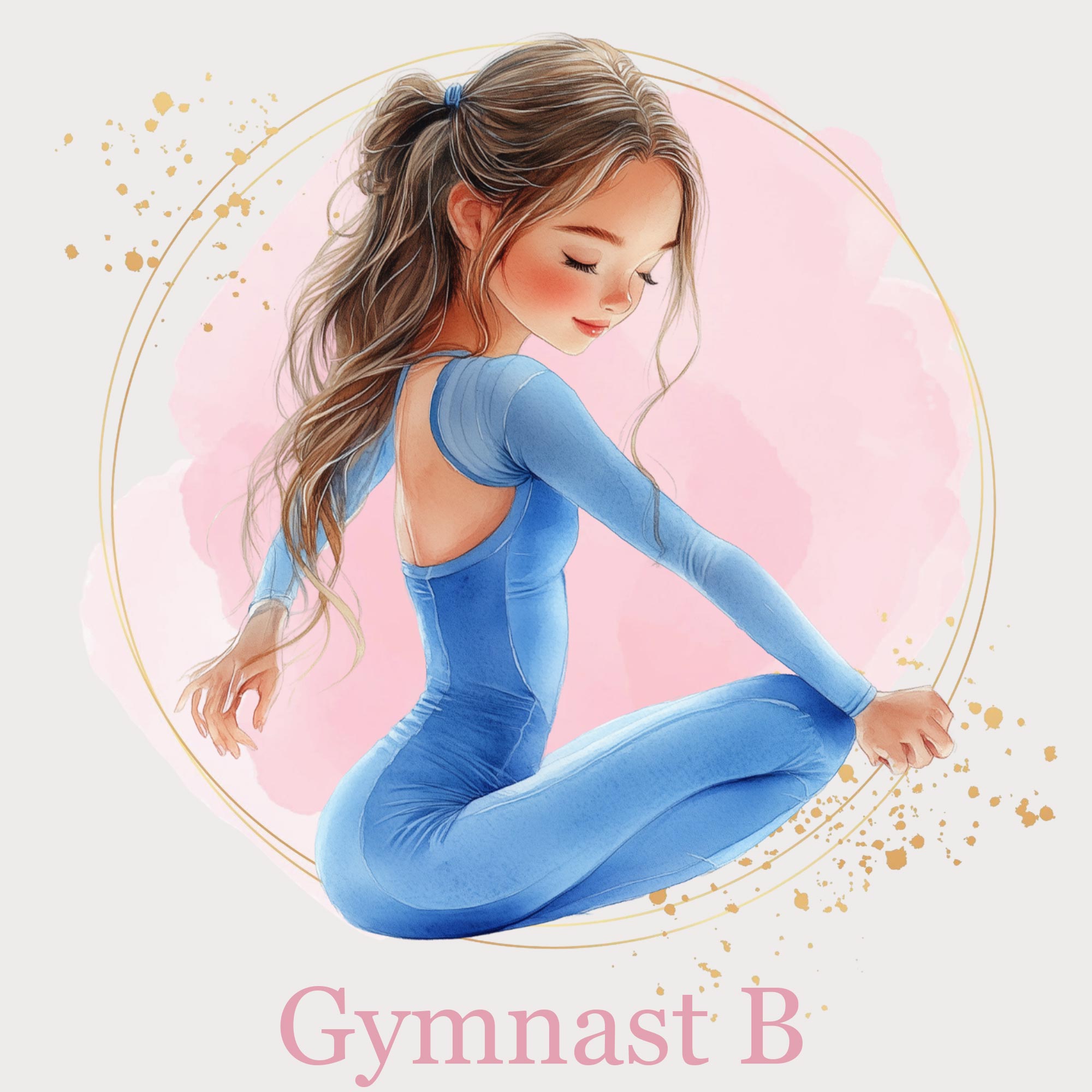 Personalised Gymnastics Bag for Girls