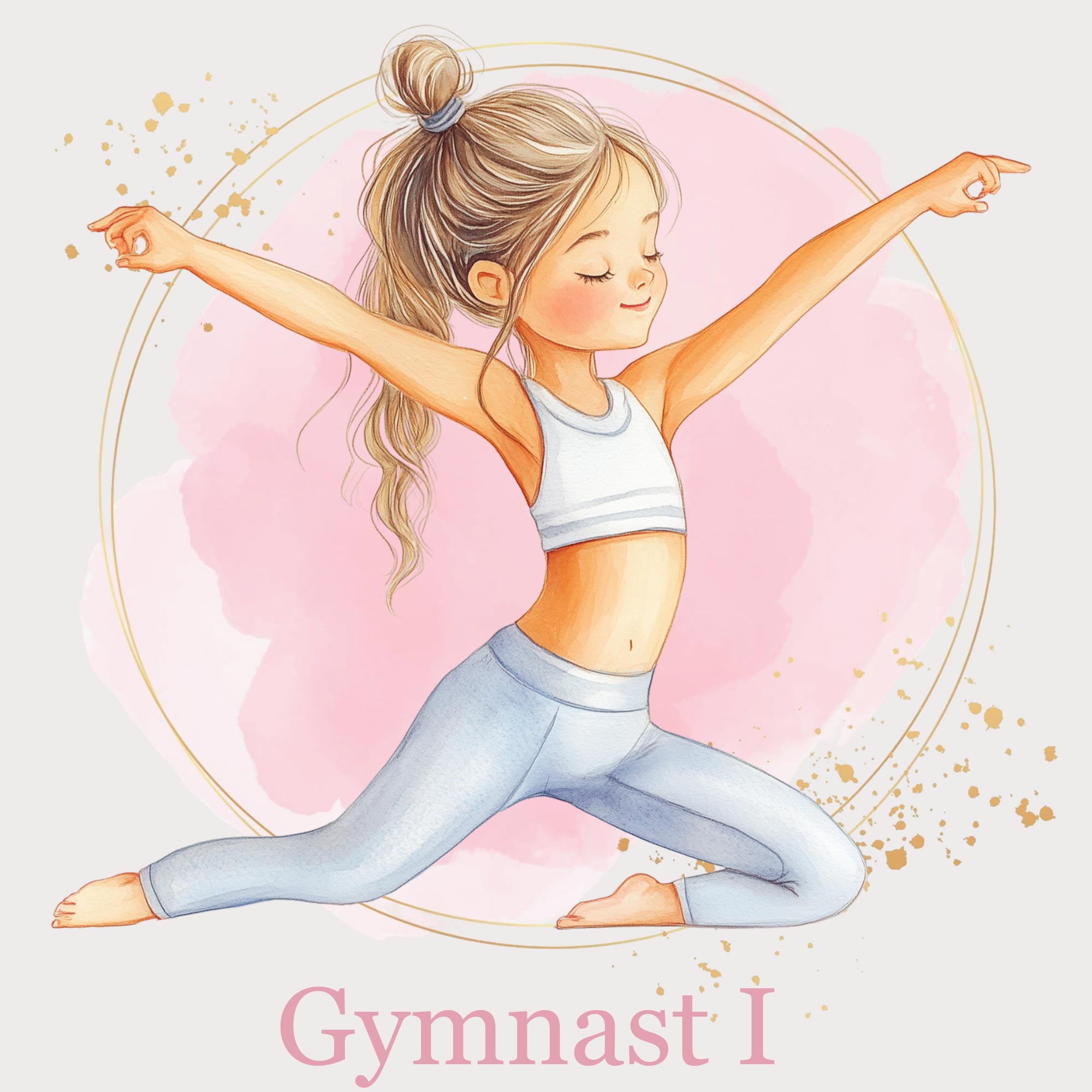 Personalised Gymnastics Bag for Girls