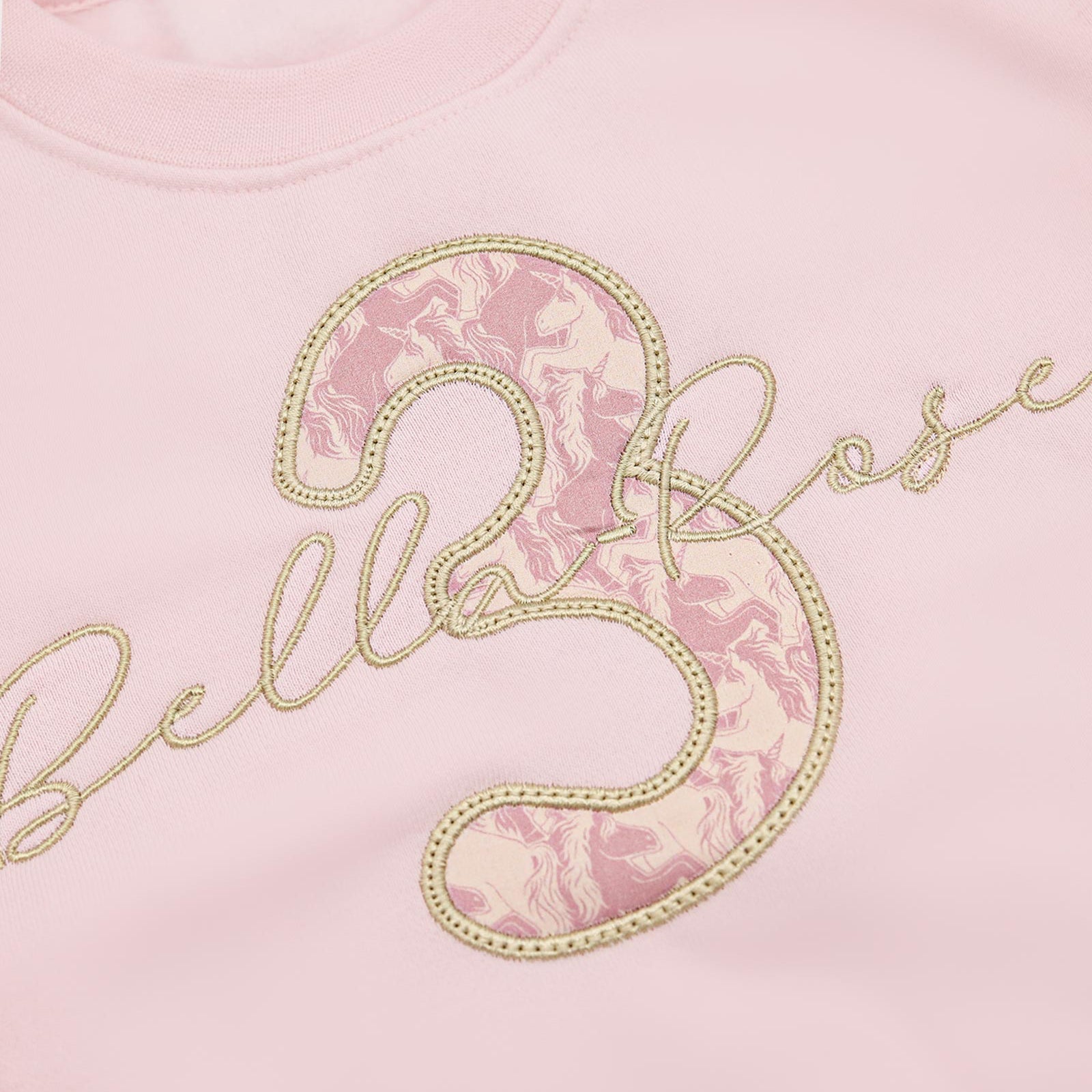 Personalised Third Birthday Sweatshirt - Liberty of London Appliqué