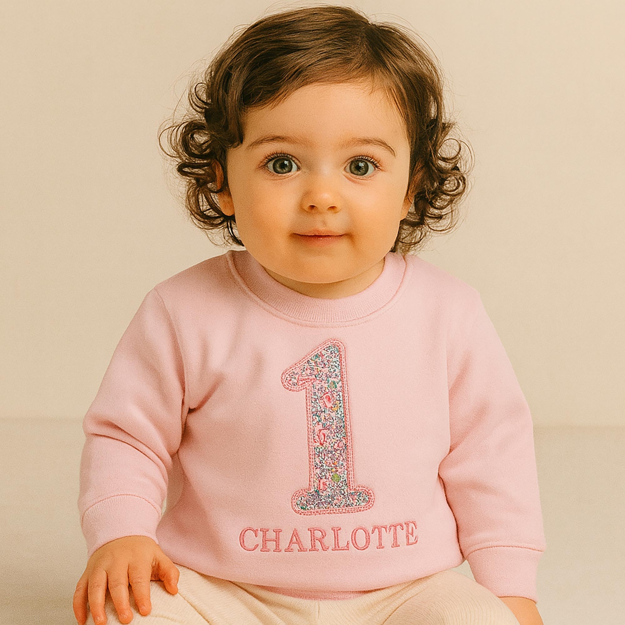 Personalised Liberty 1st Birthday Jumper