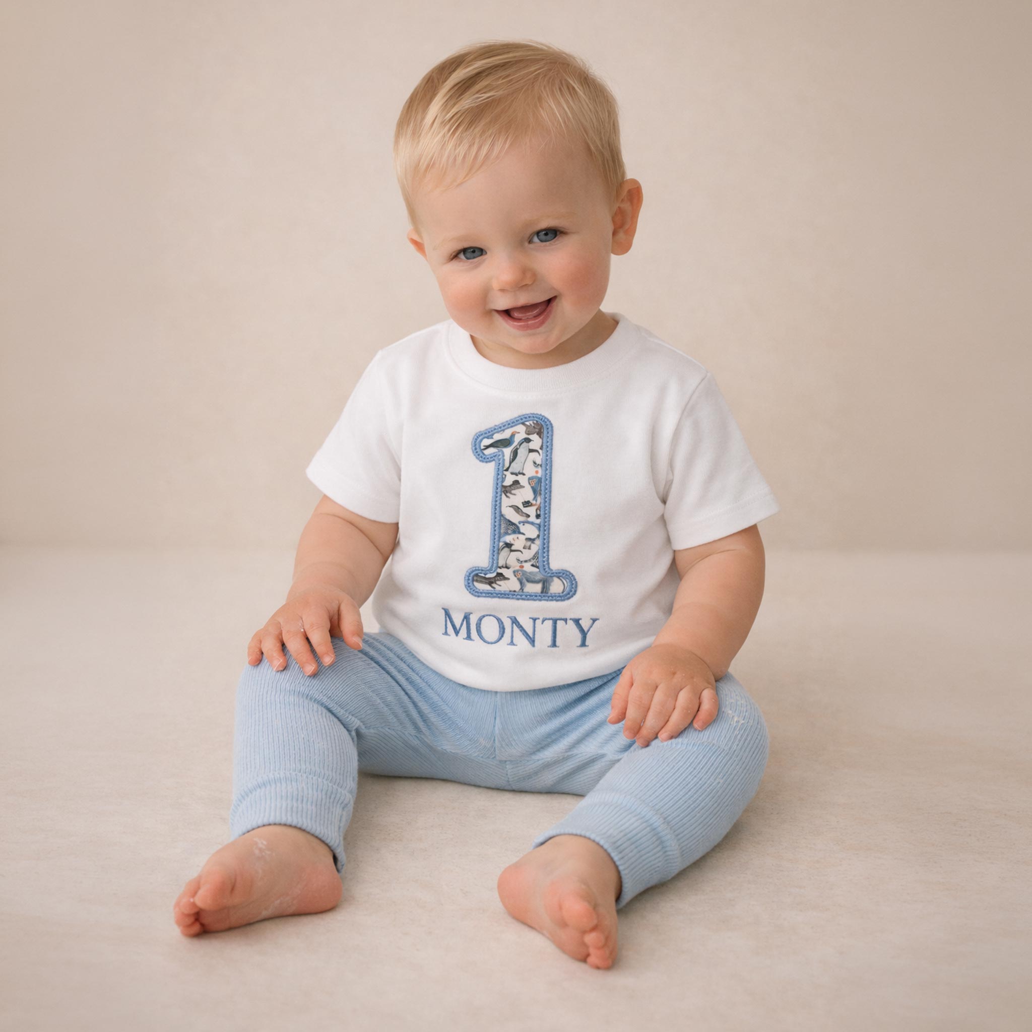 Personalised Liberty 1st Birthday Tshirt