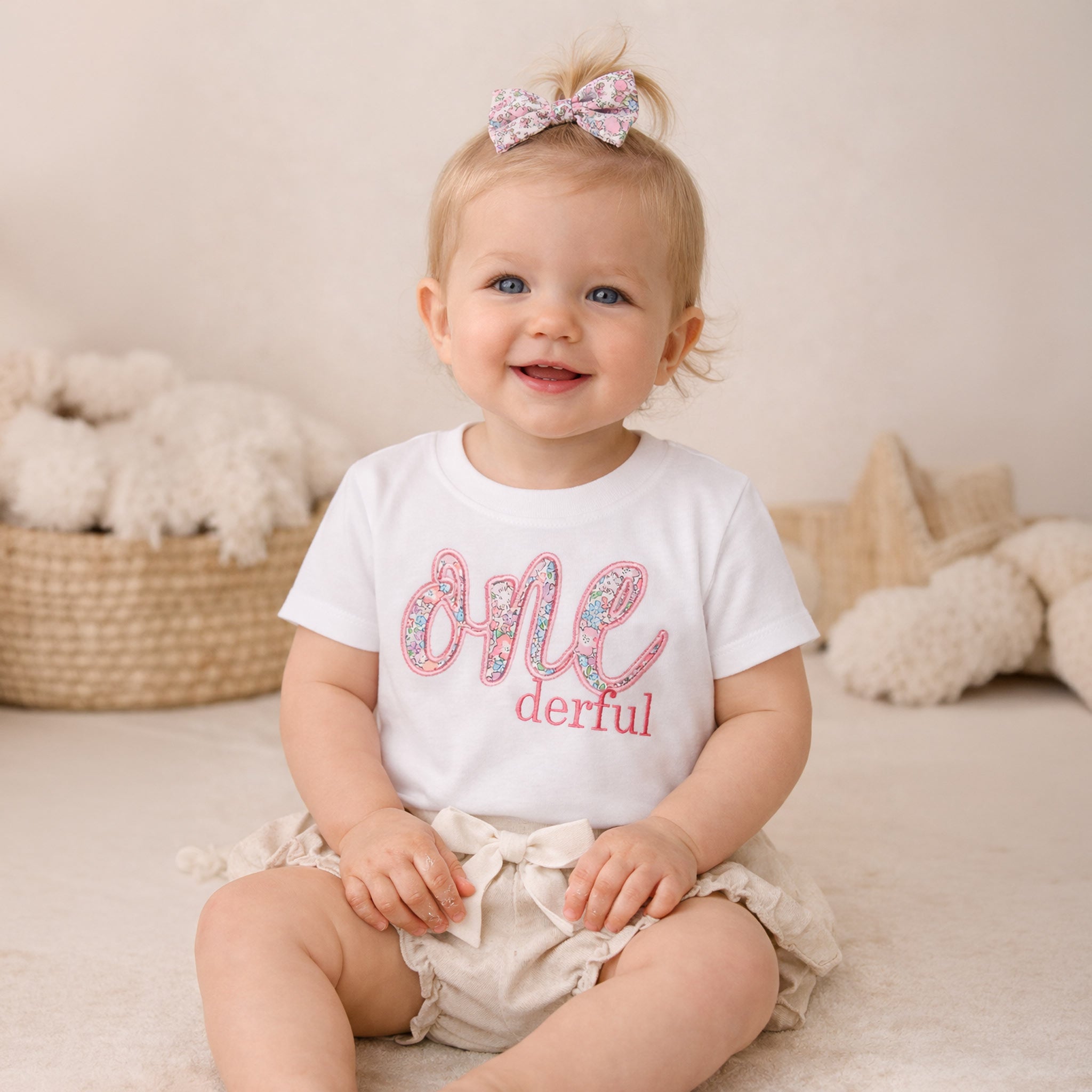 Personalised Onederful Birthday Tshirt