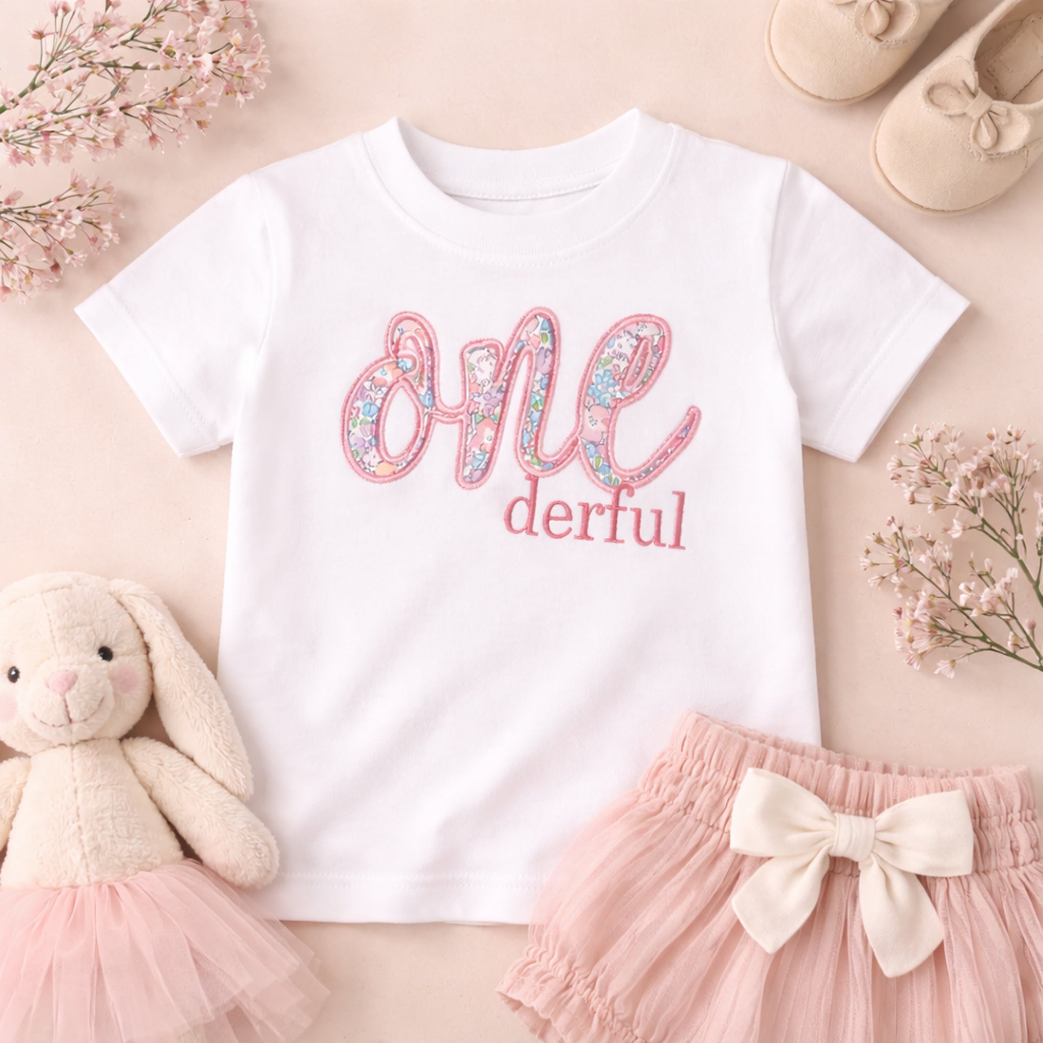 Personalised Onederful Birthday Tshirt