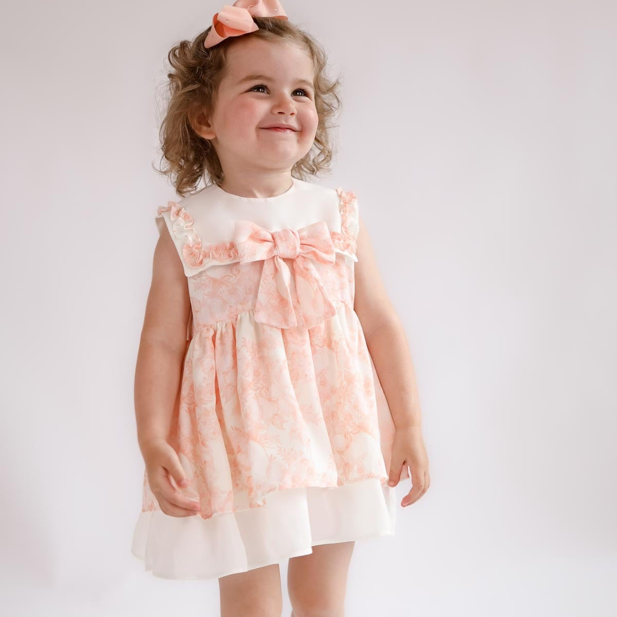 chiffon baby girl romper