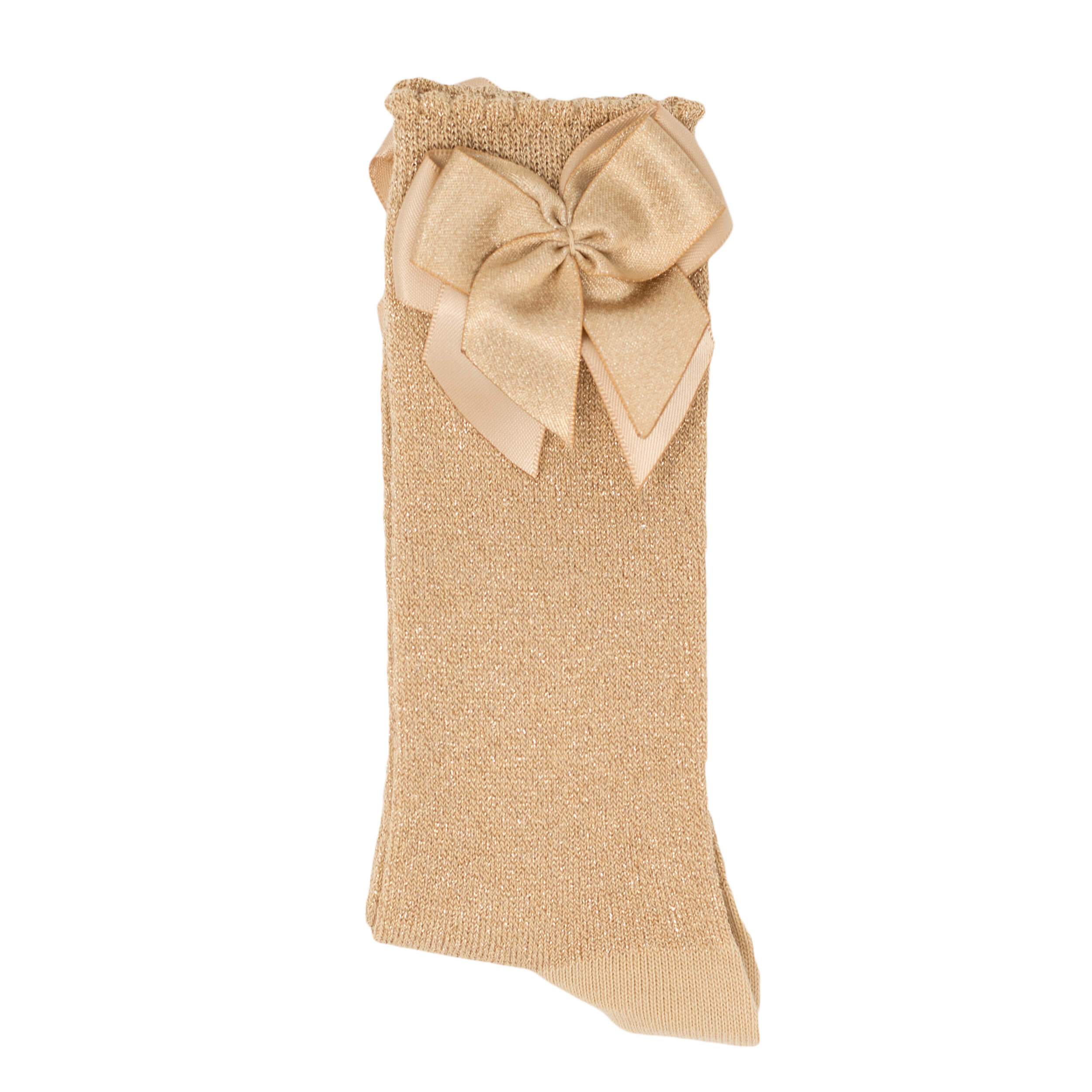 spanish girls socks in gold