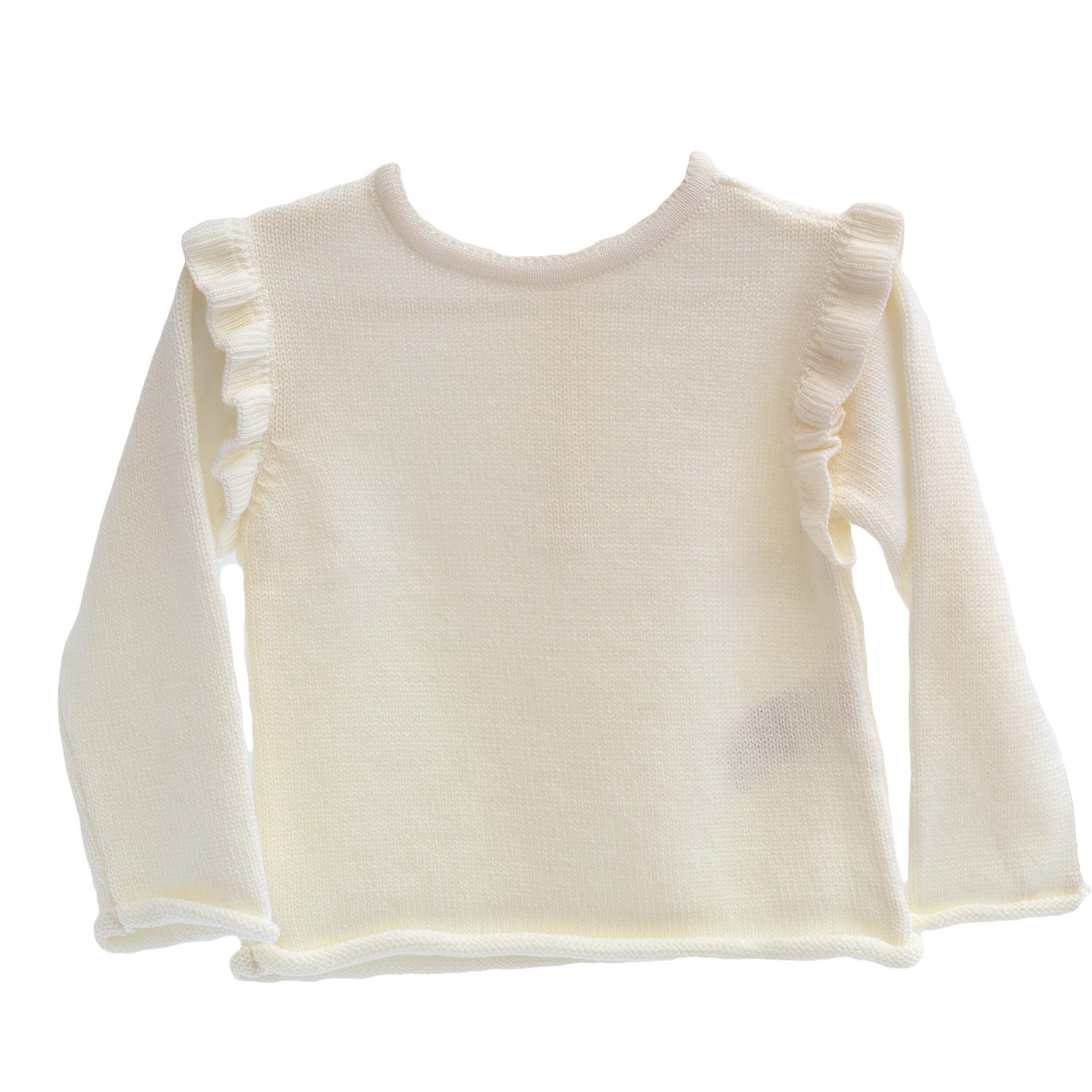 wedoble wool sweater ivory, made in portugal
