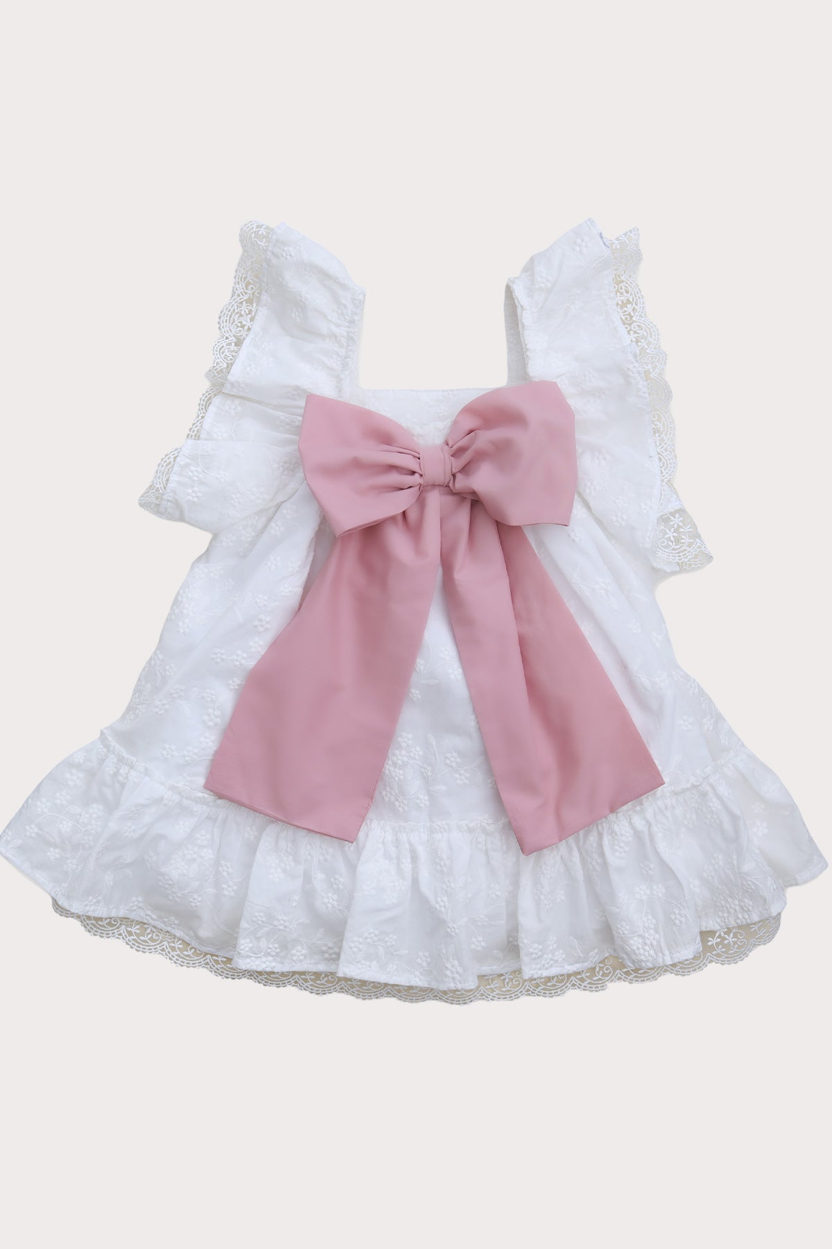 broderie anglaise girls dress