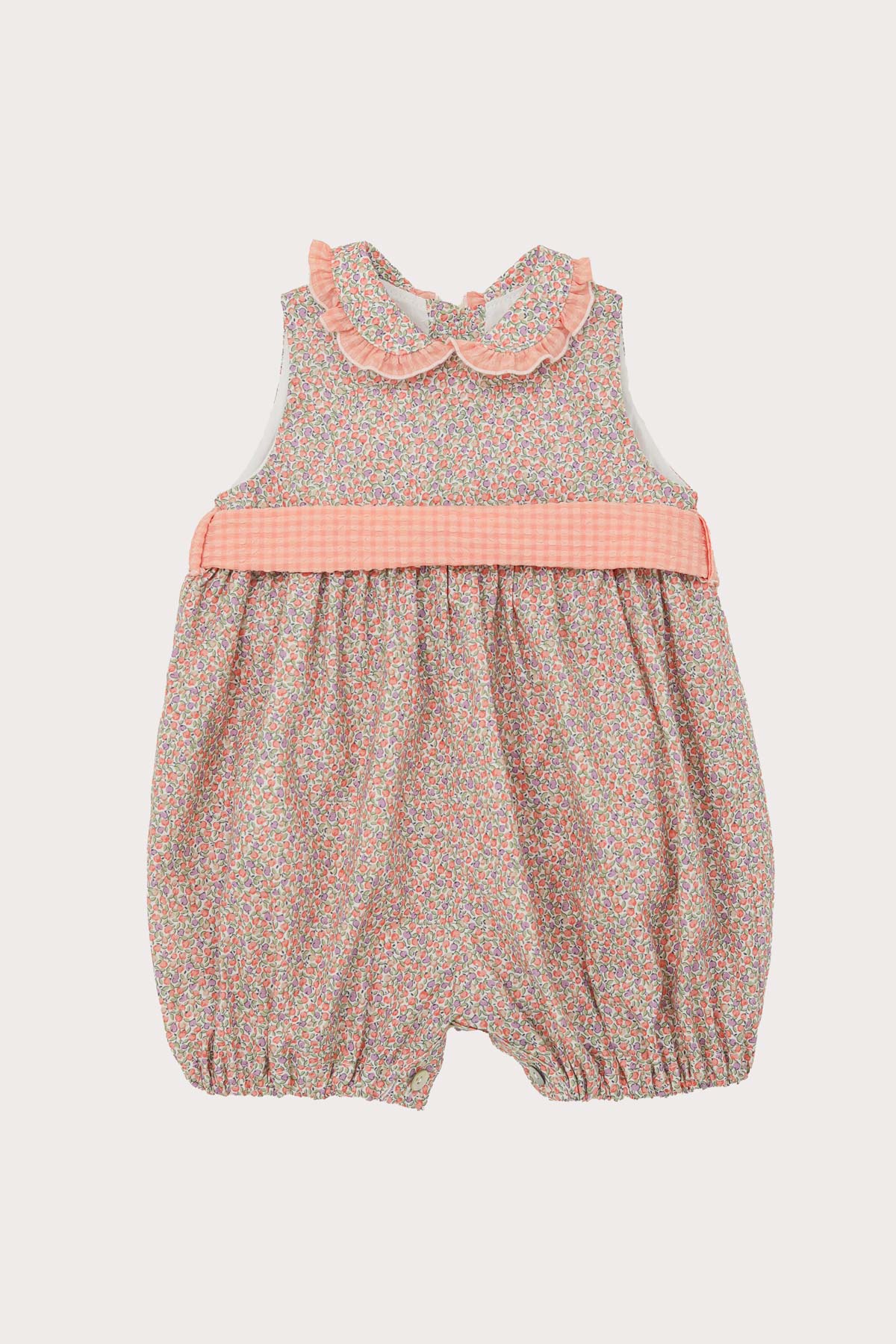 ditsy floral baby girl romper