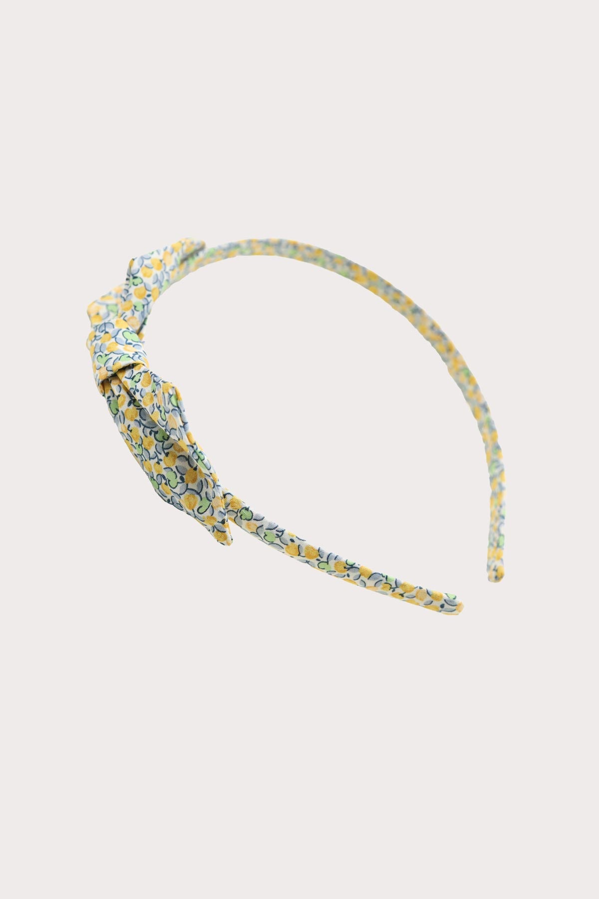 girls headband lemon ditsy