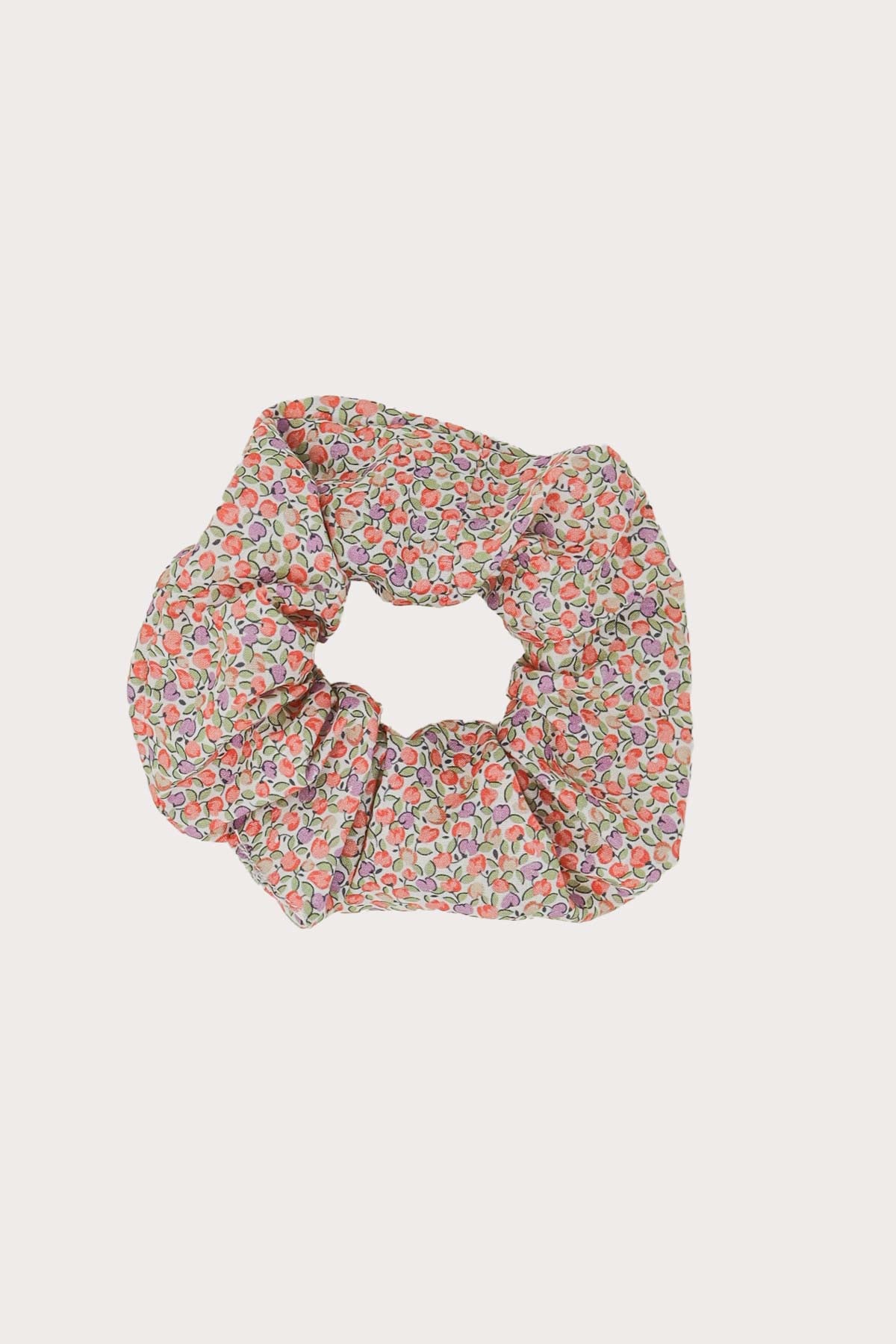 girls floral hair scrunchie