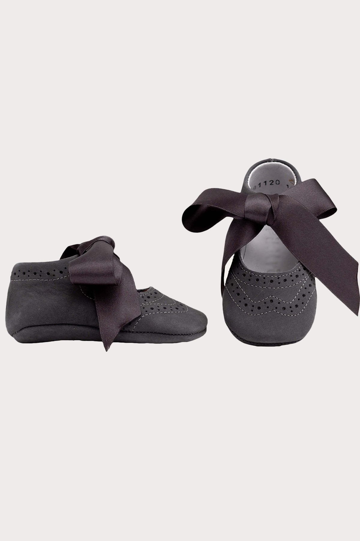 grey suede baby girl pre walker shoes