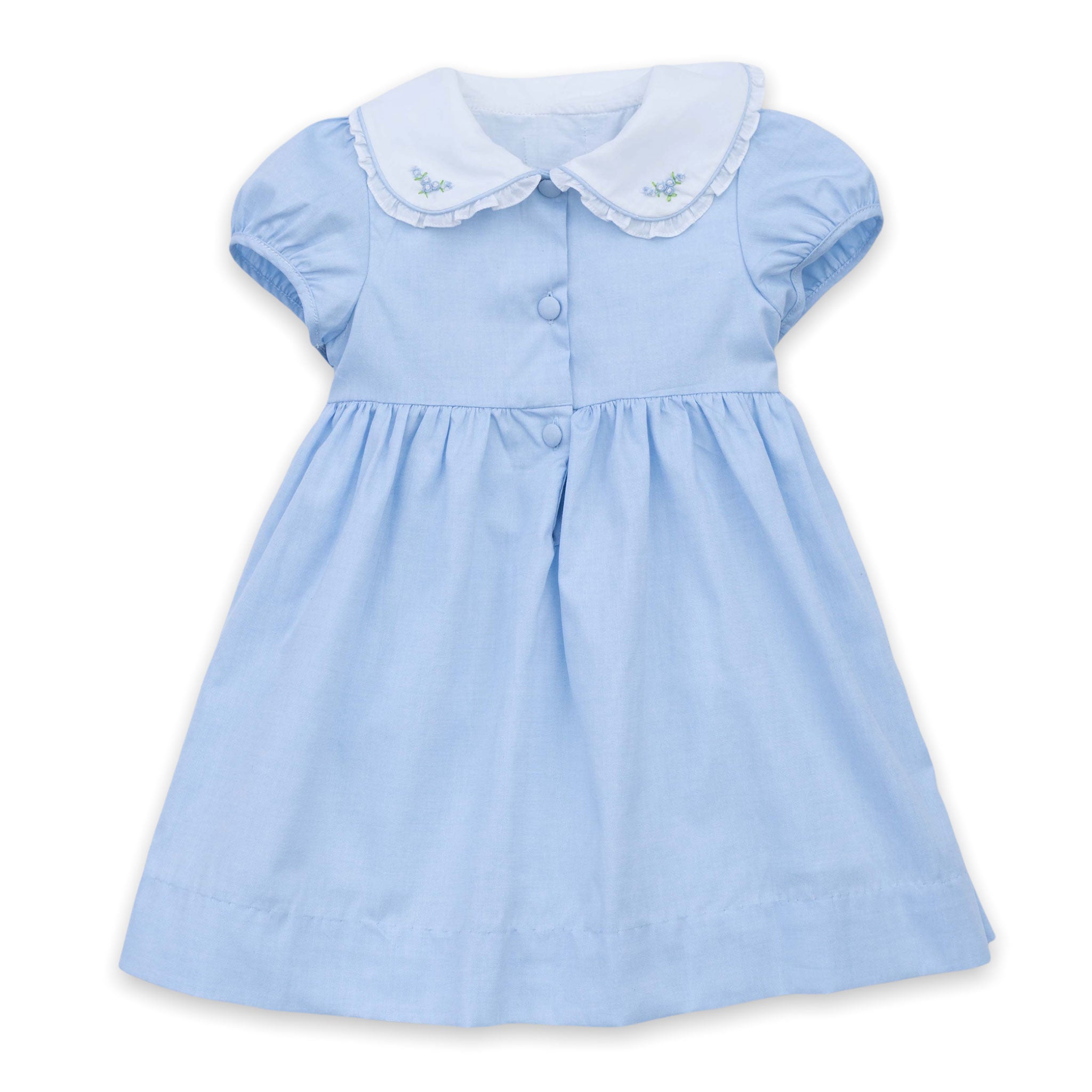 Light blue collared dress sale