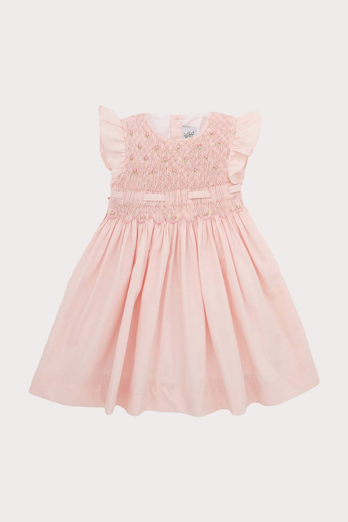 hand smocked girls dress