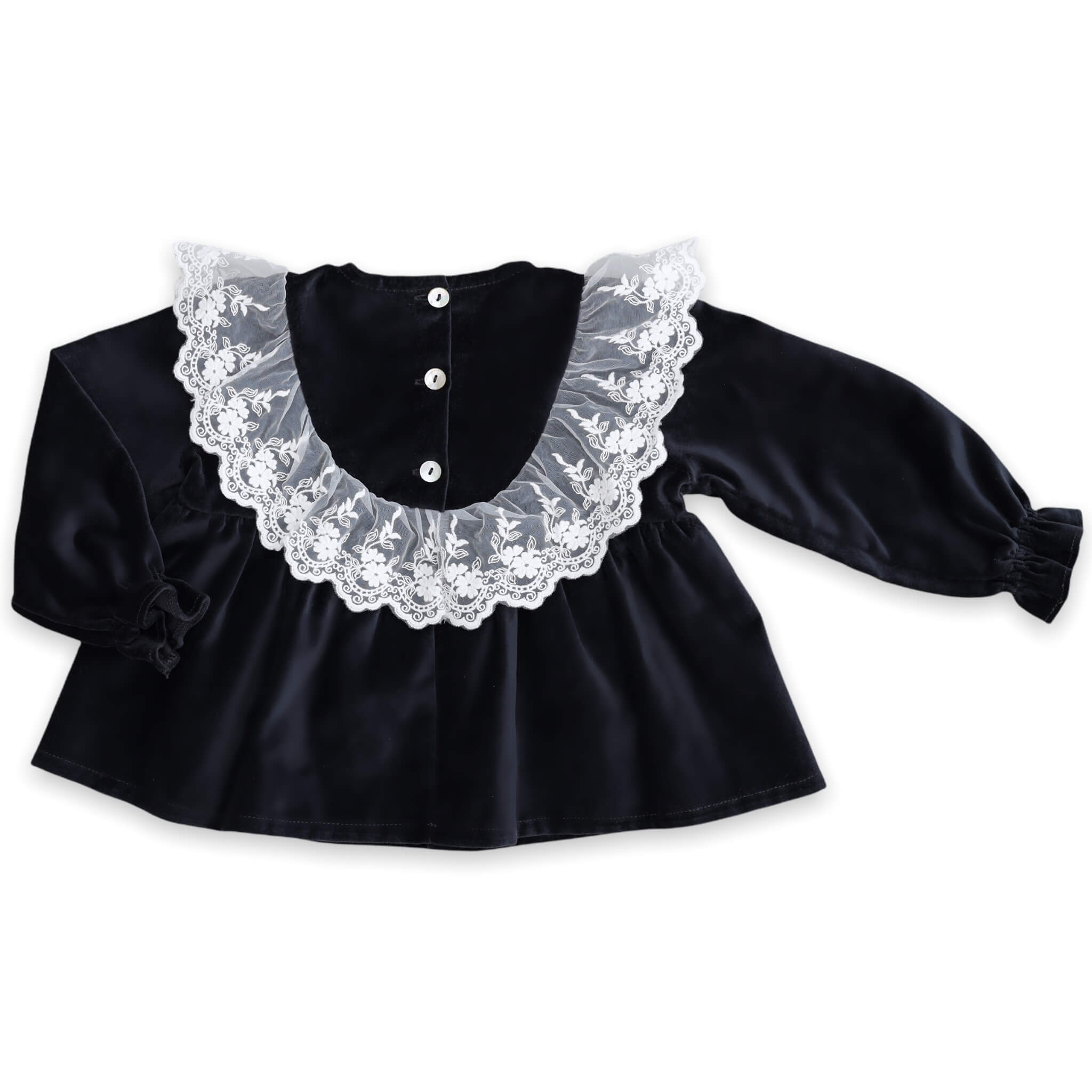 Velvet Top & Bloomer Set - Midnight Blue (12M, 18M)