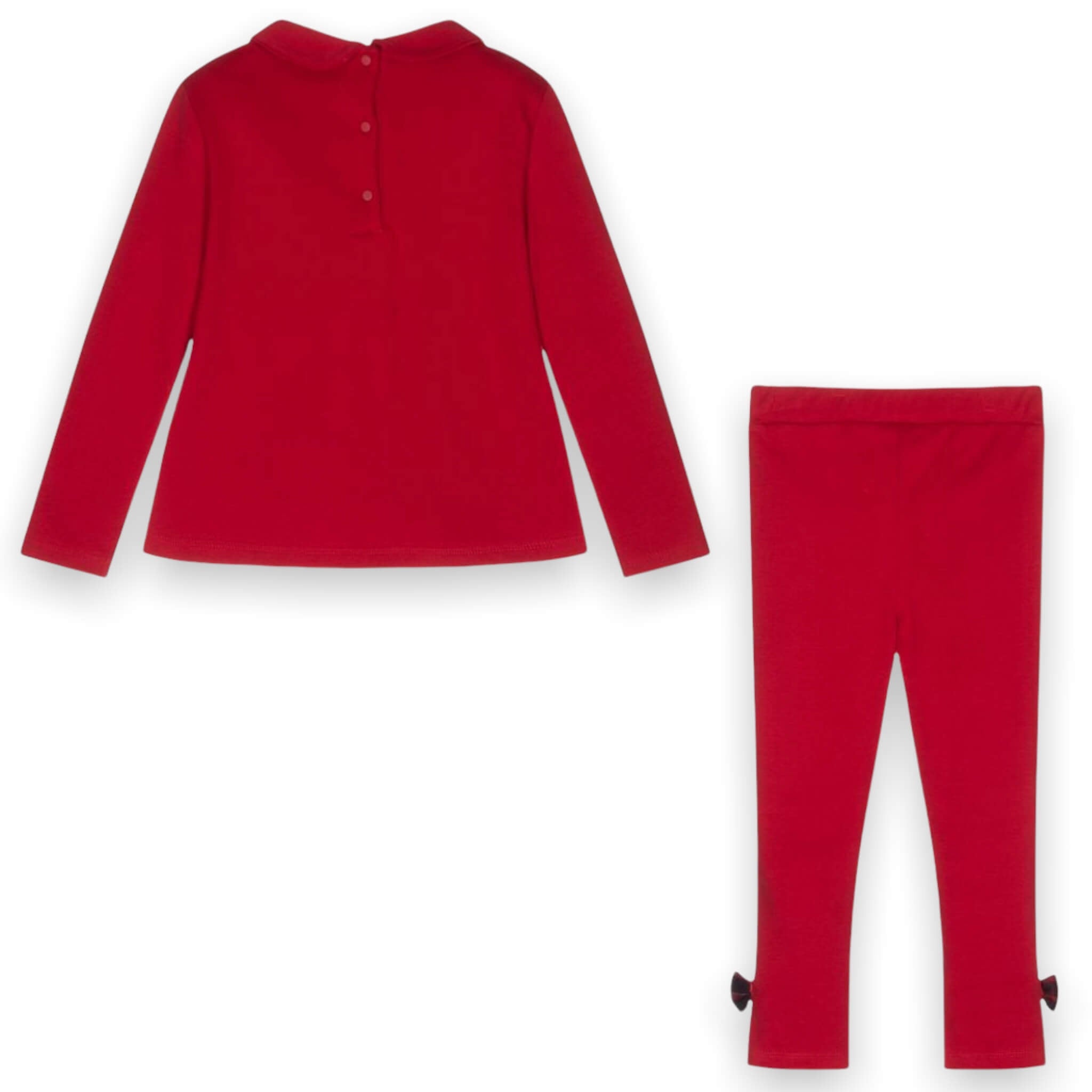 patachou girls red legging outfit
