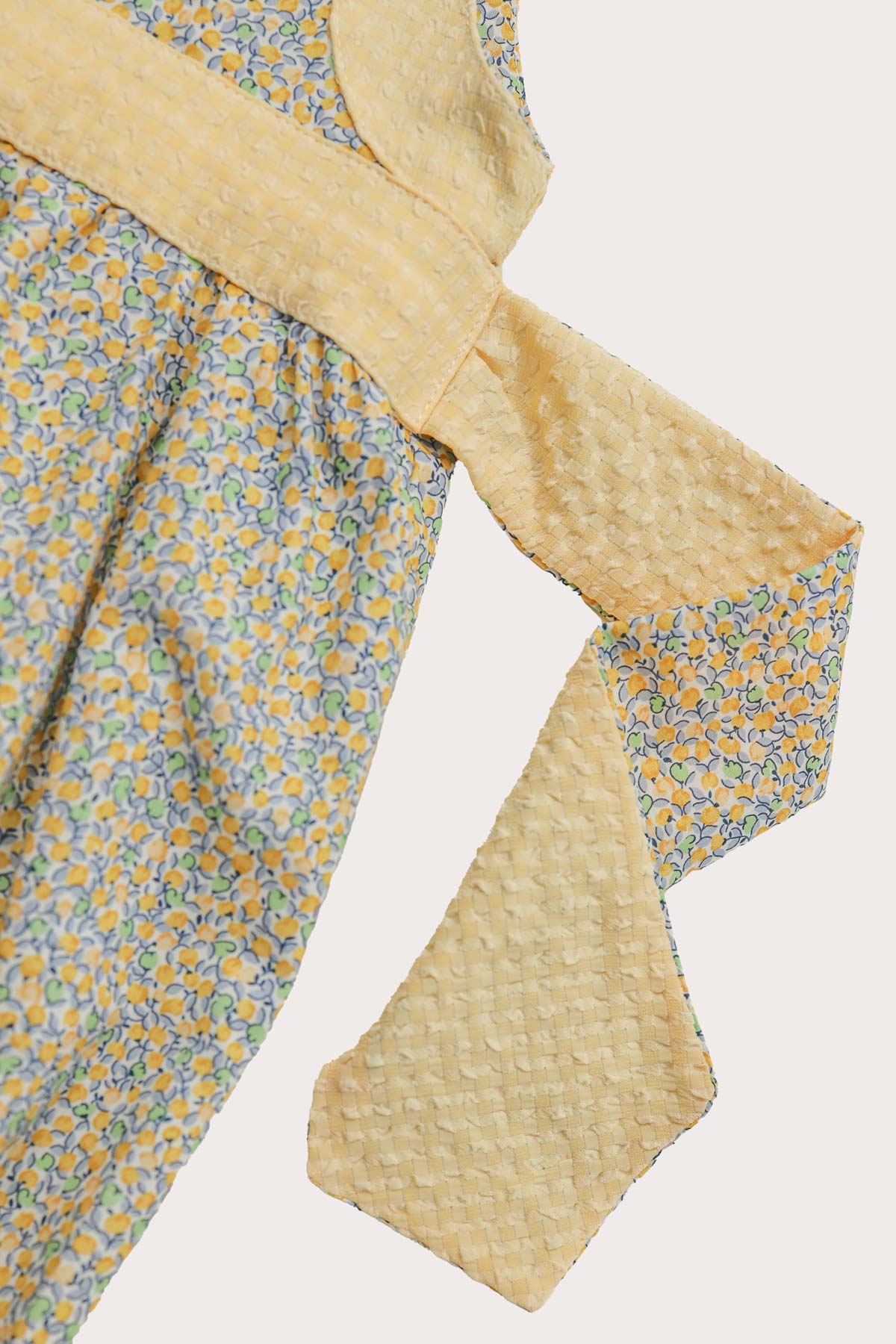 Lemon Ditsy Girls Dress (2Y - 7Y)