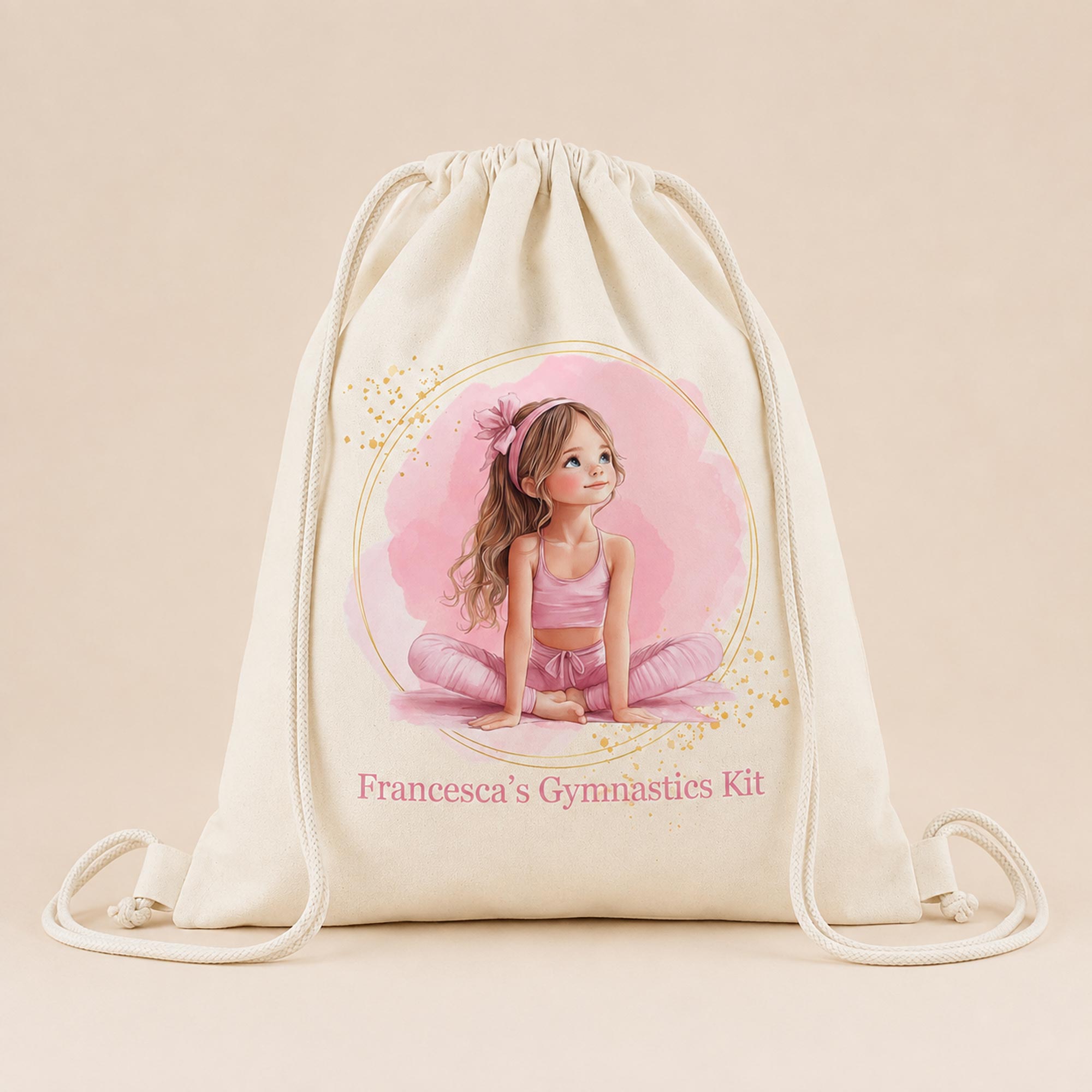 Personalised Gymnastics Bag for Girls