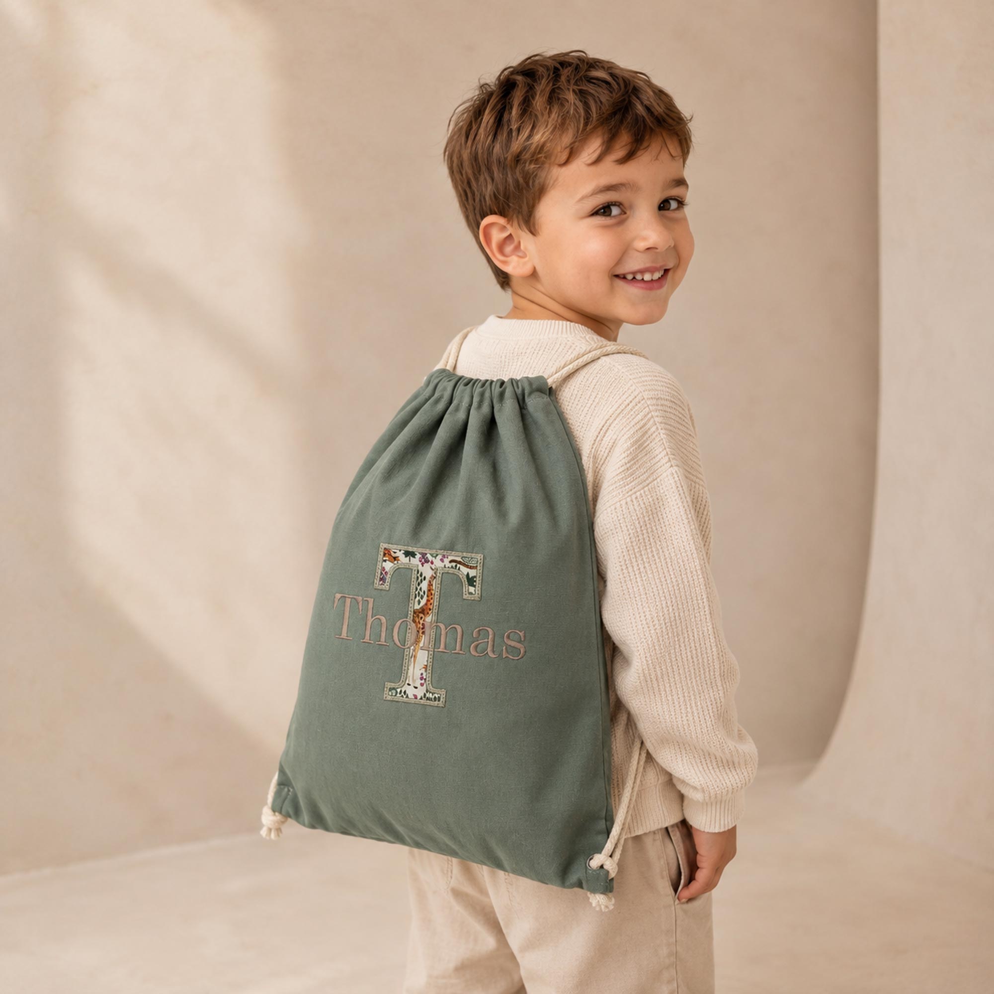 Personalised Liberty Initial & Name PE Bag