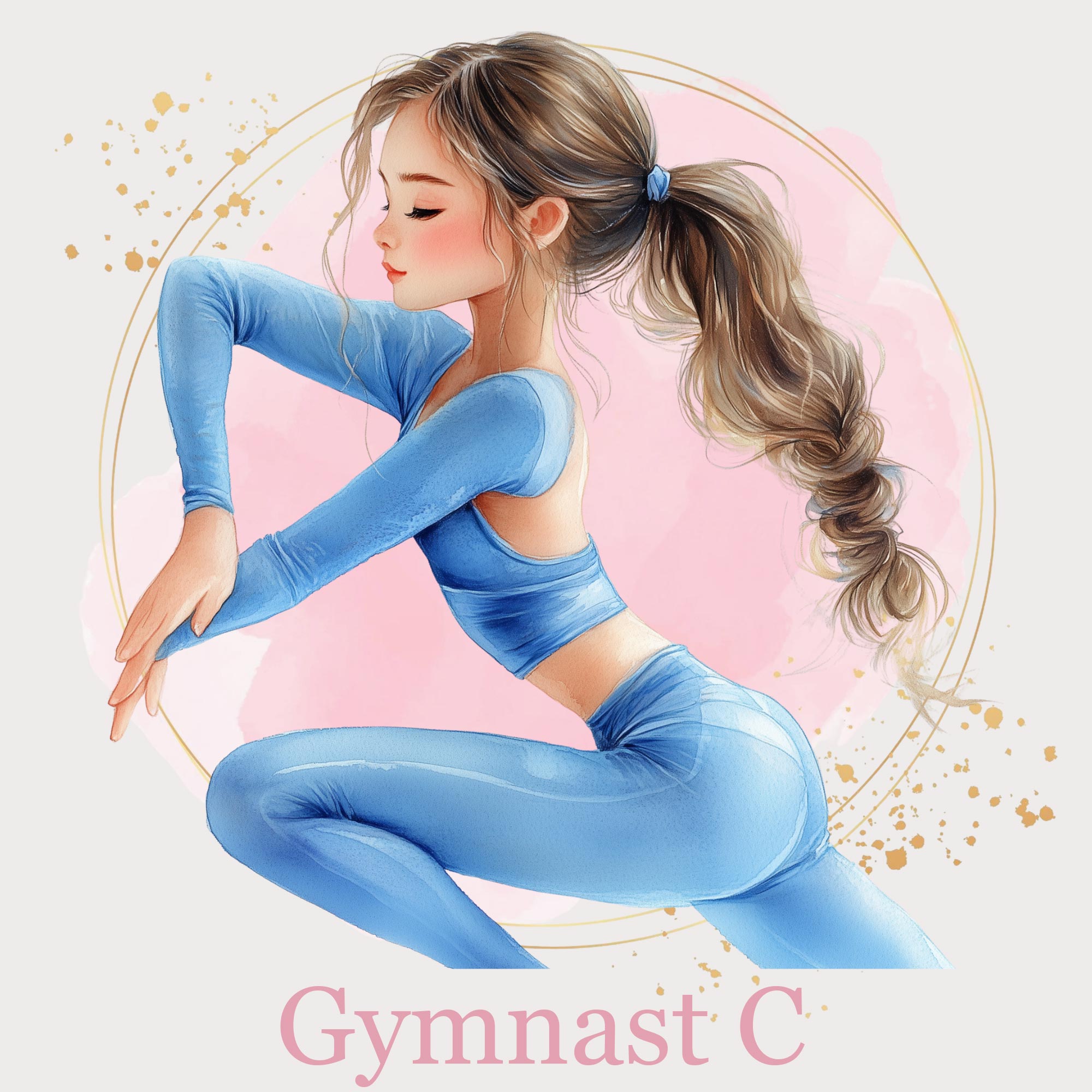 Personalised Gymnastics Bag for Girls