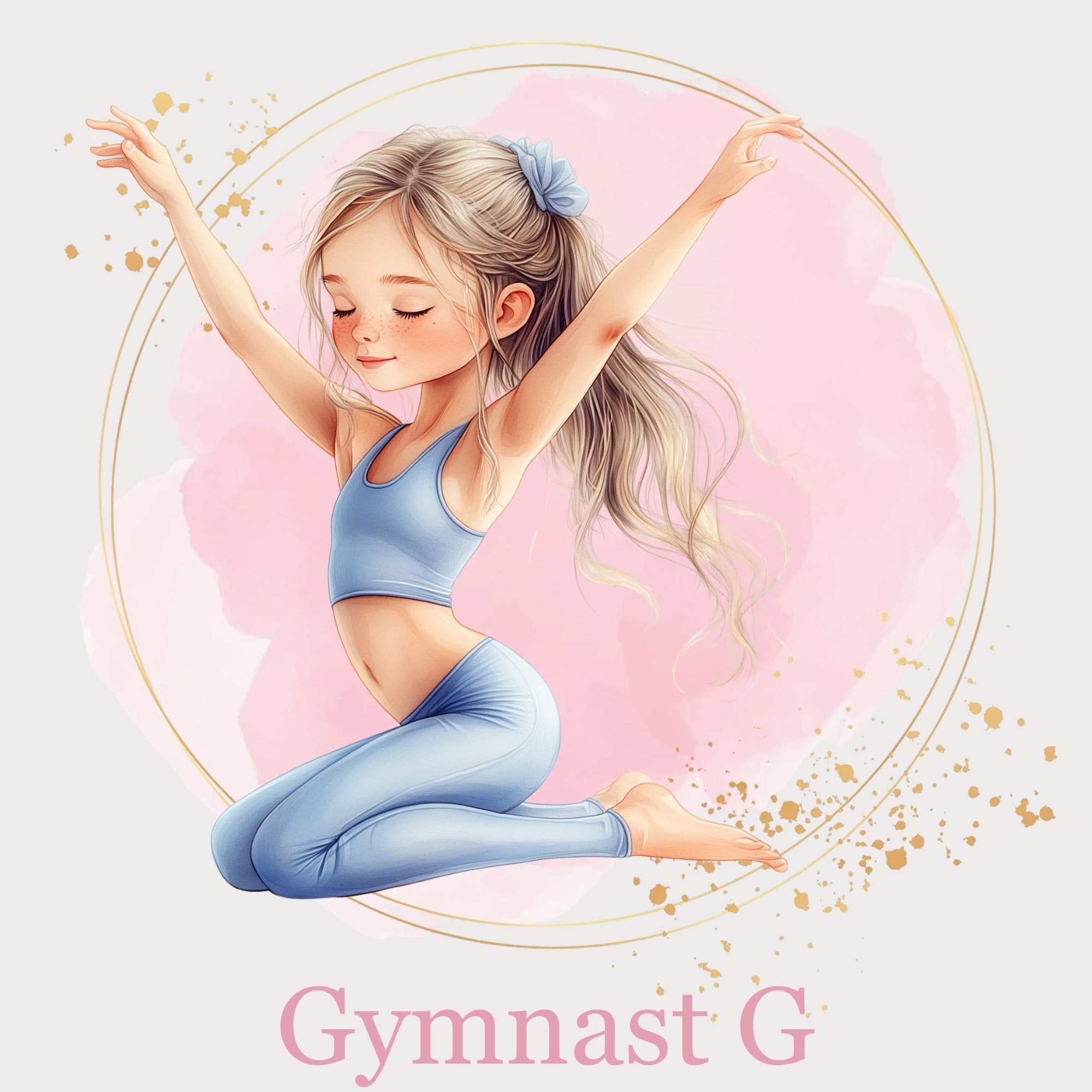 Personalised Gymnastics Bag for Girls