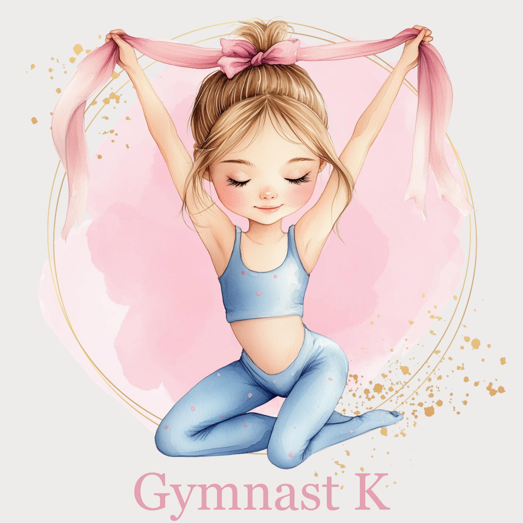 Personalised Gymnastics Bag for Girls