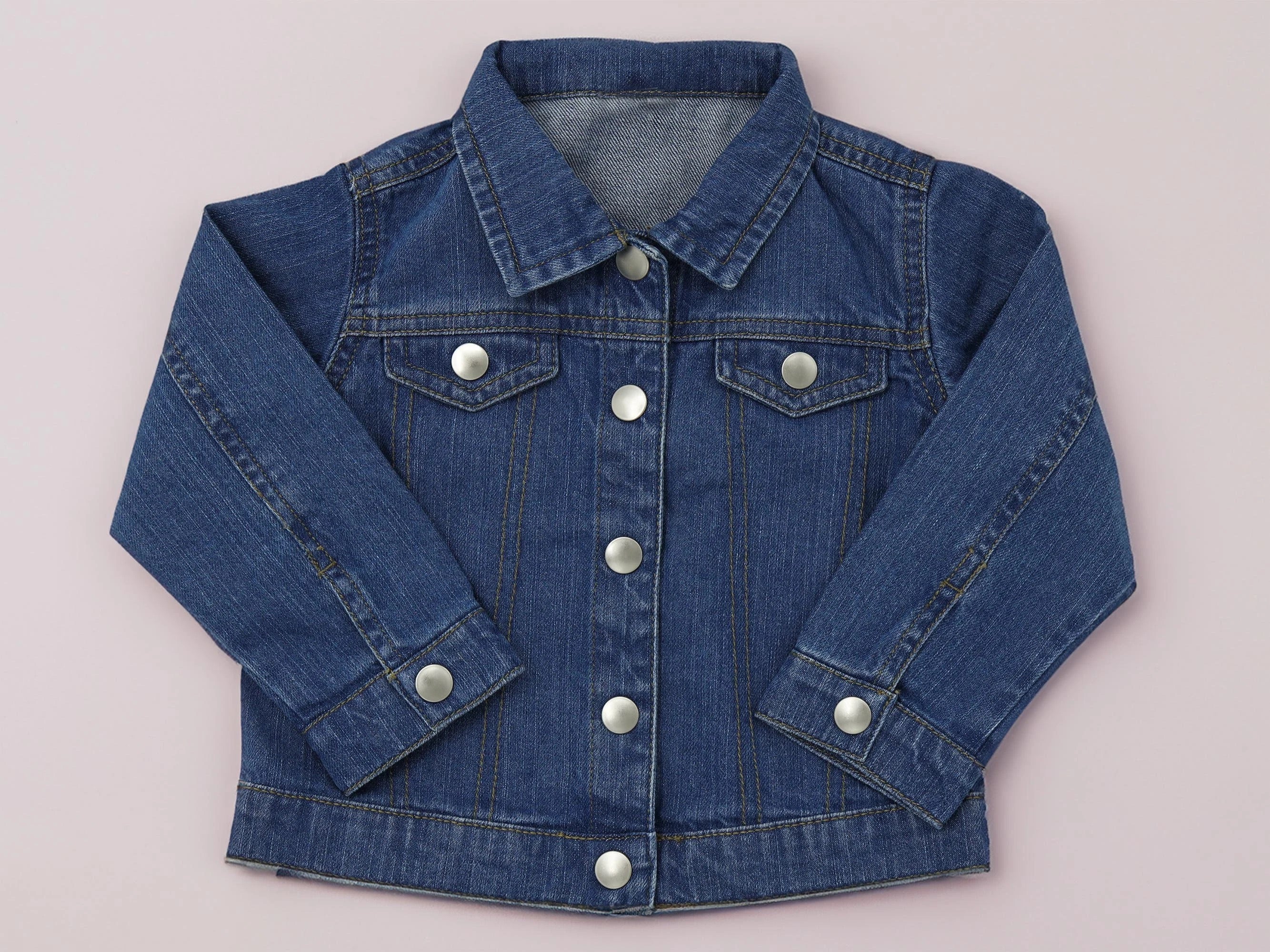 Personalised Kids Denim Jacket | Liberty of London Appliqué