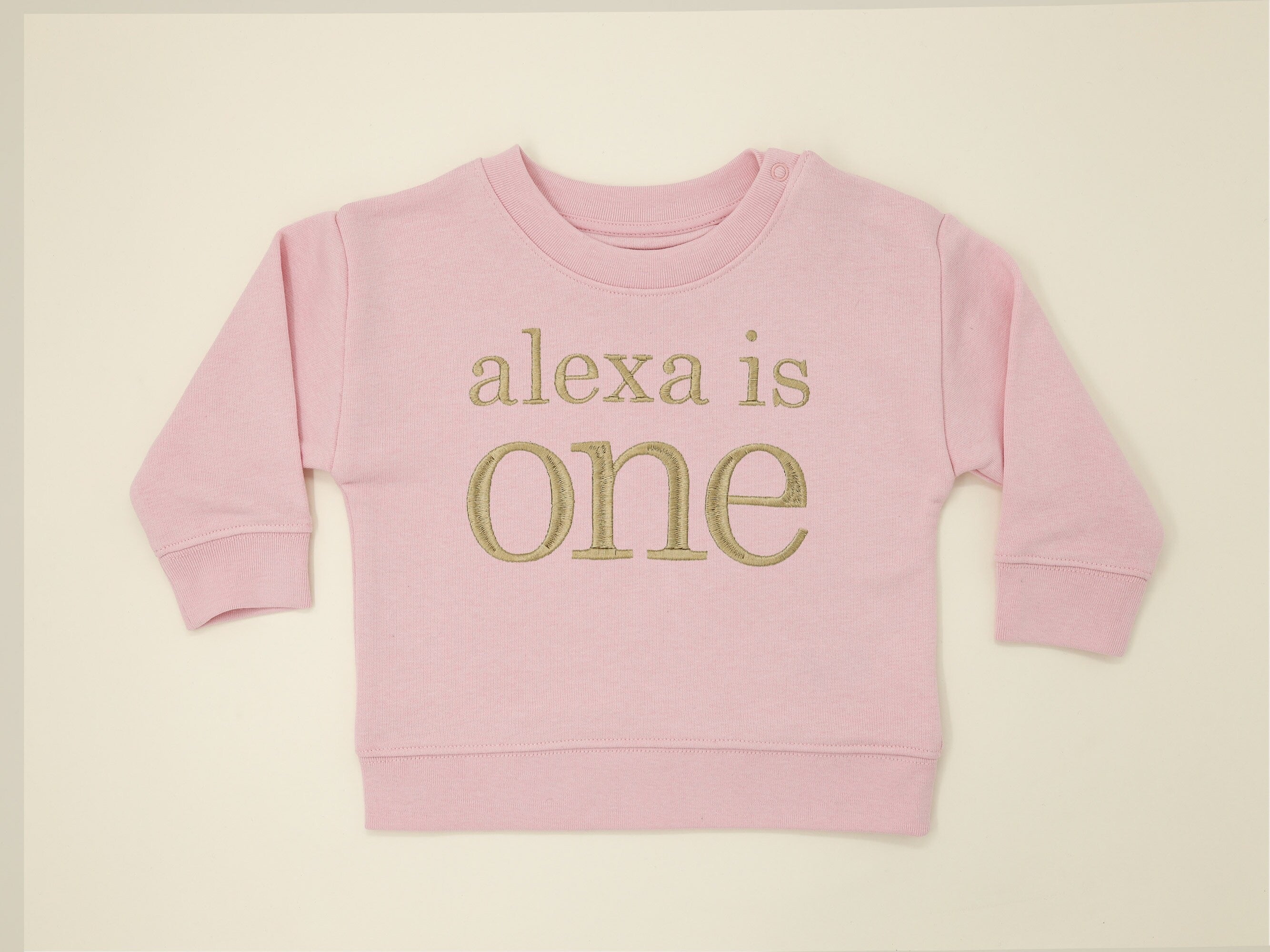 Unisex Personalised First Birthday Sweatshirt