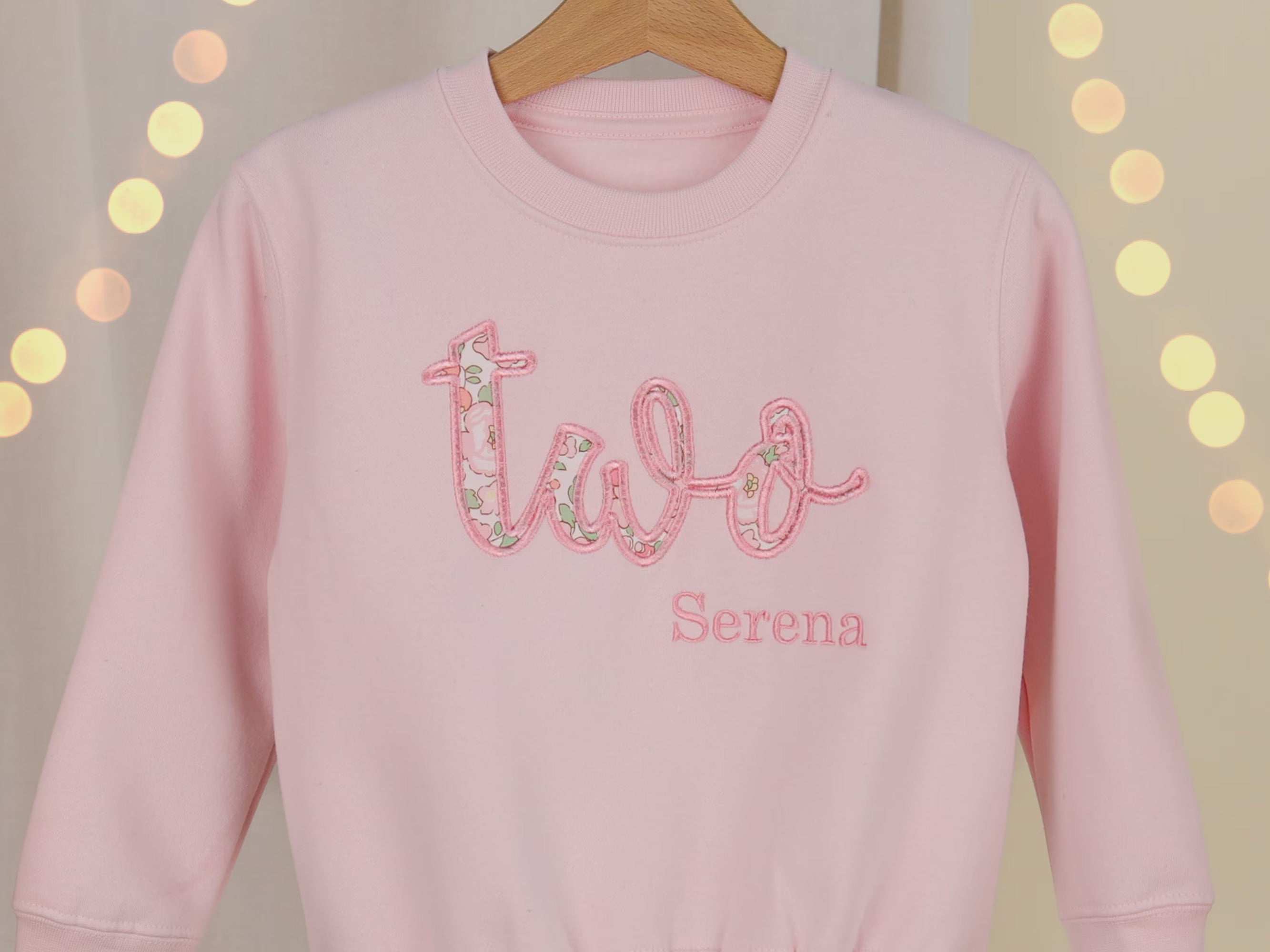 Two Cute Personalised Birthday Sweatshirt