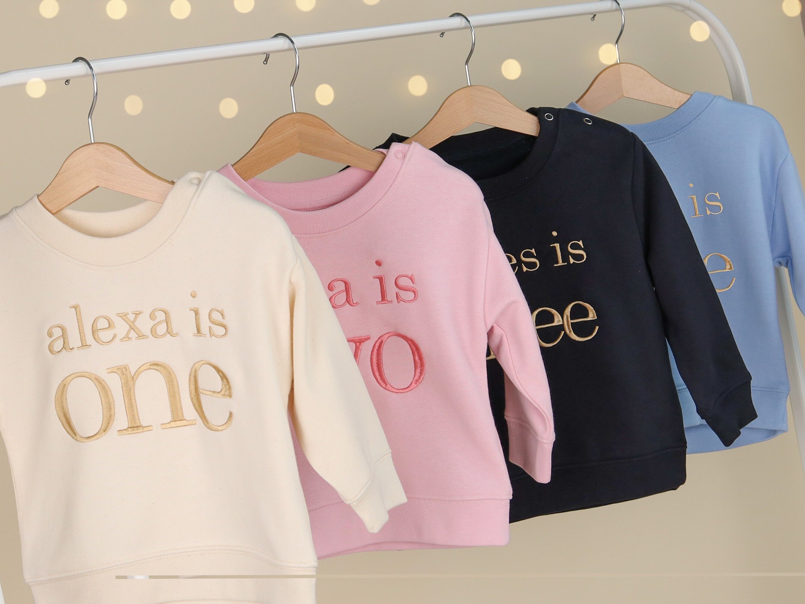 Unisex Personalised First Birthday Sweatshirt