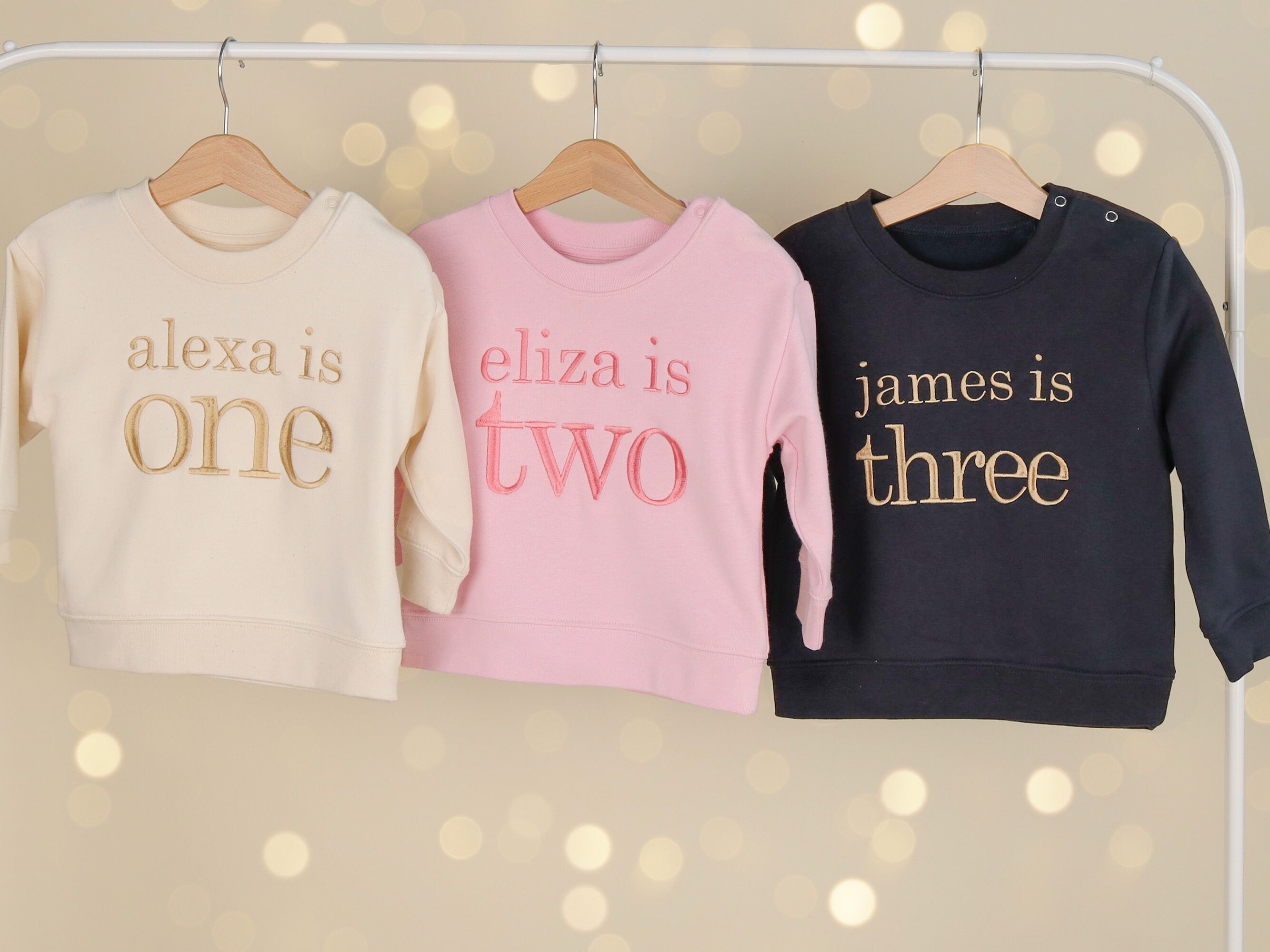 Unisex Personalised First Birthday Sweatshirt