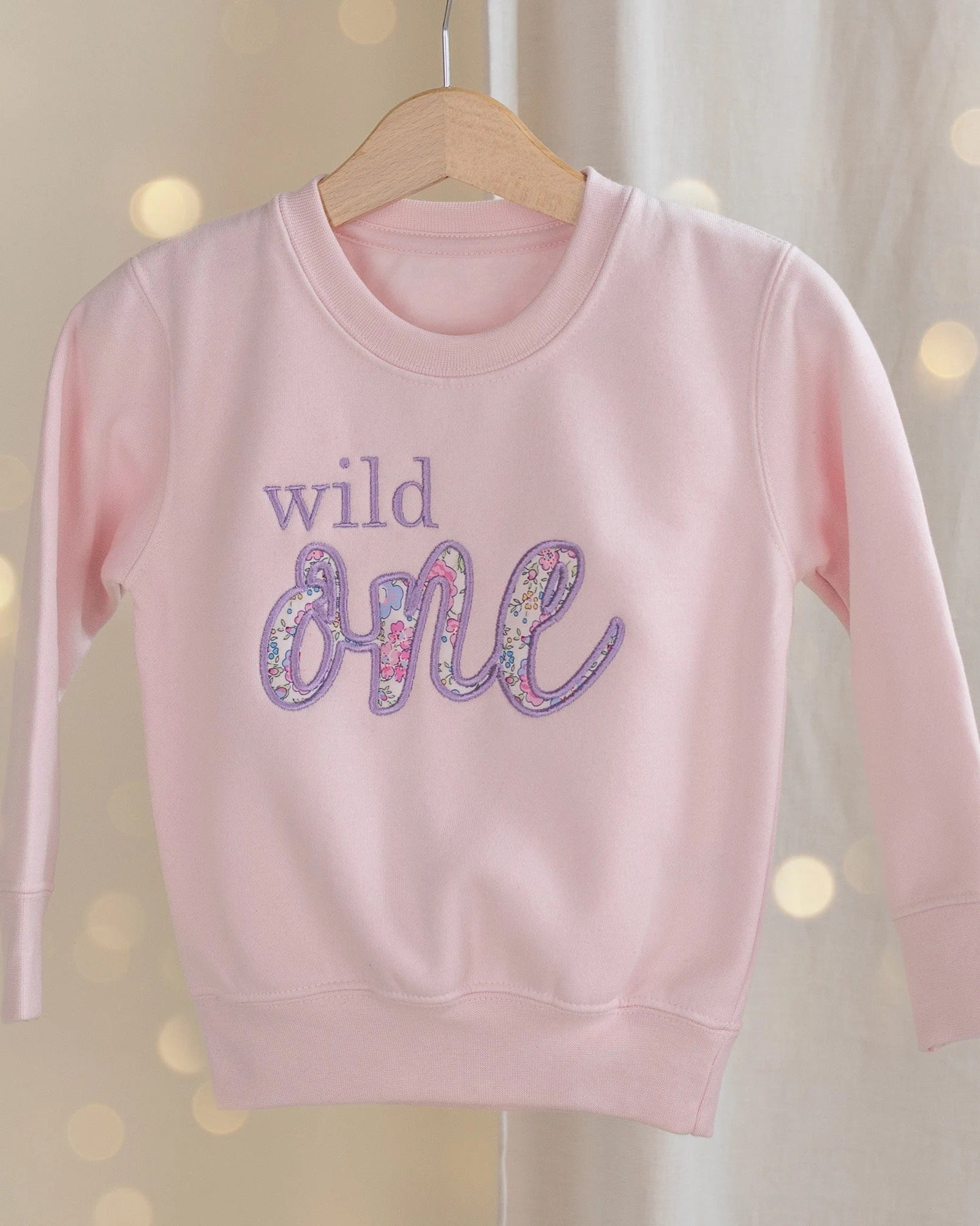 Wild One Girls First Birthday Sweatshirt