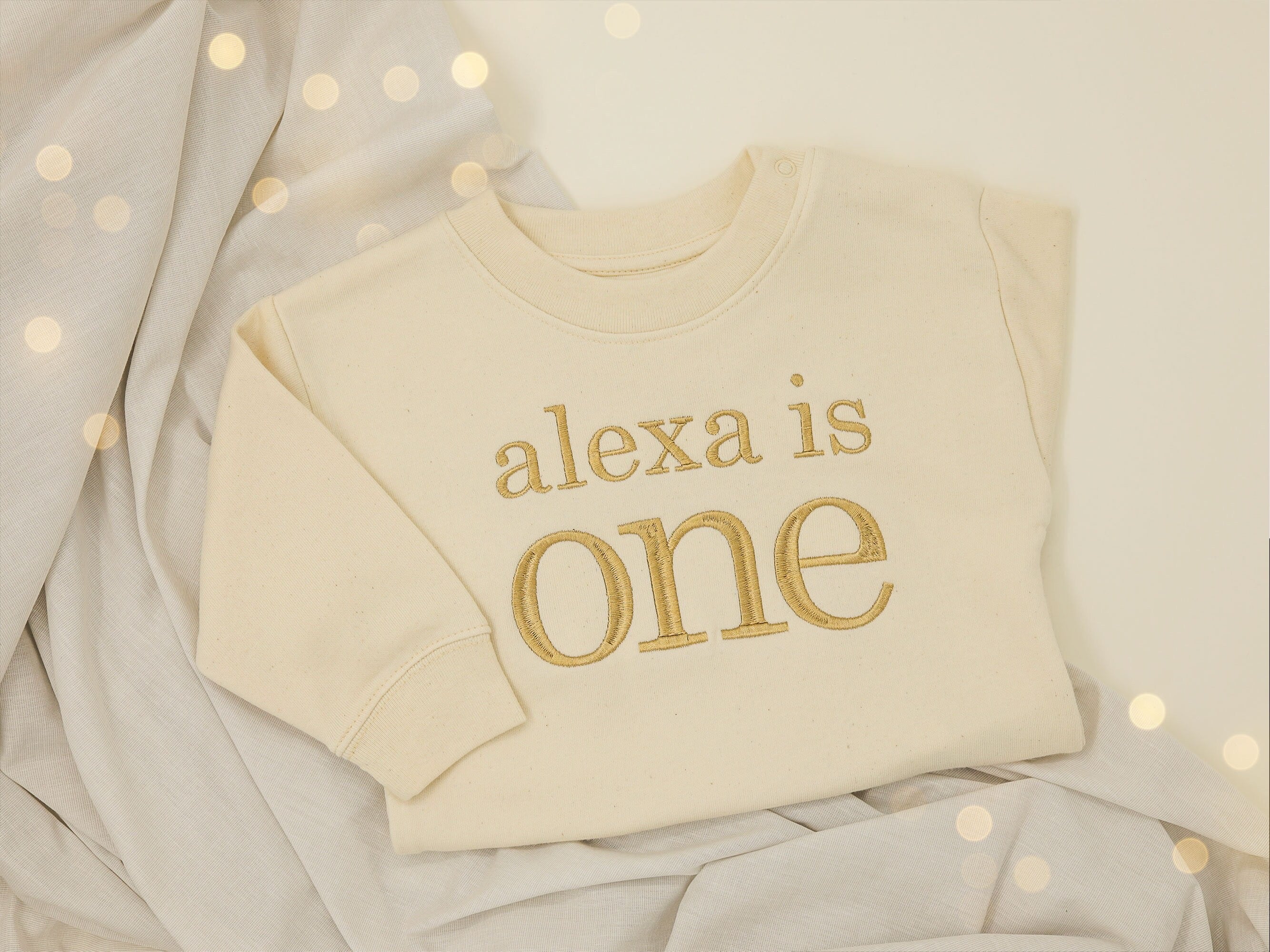 Unisex Personalised First Birthday Sweatshirt