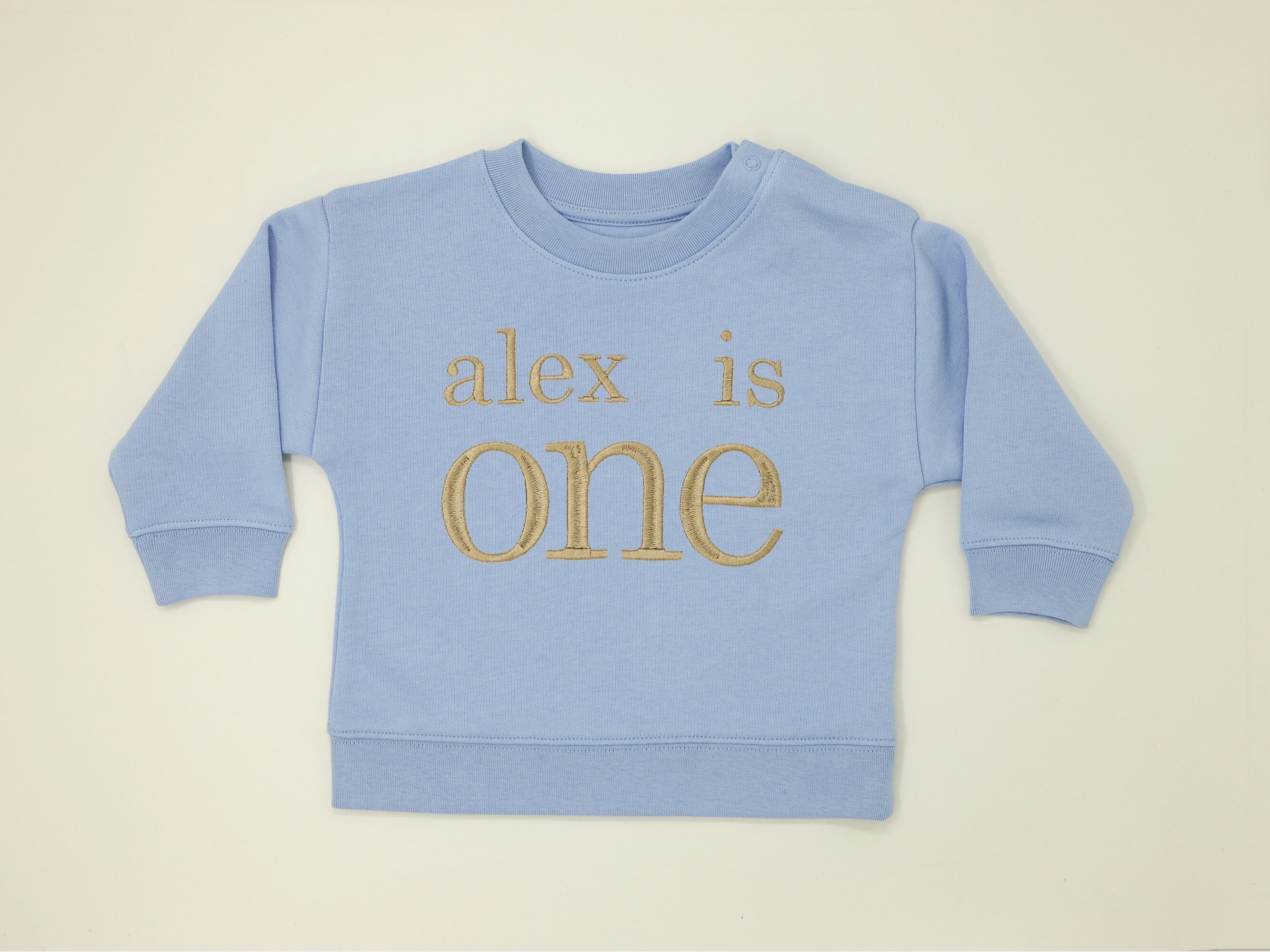 Unisex Personalised First Birthday Sweatshirt