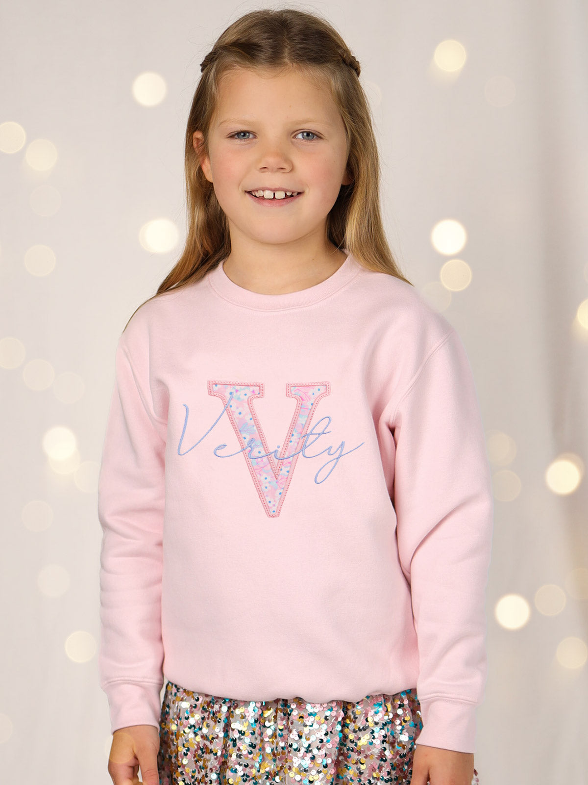 Personalised Initial Sweatshirt - Liberty of London Appliqué