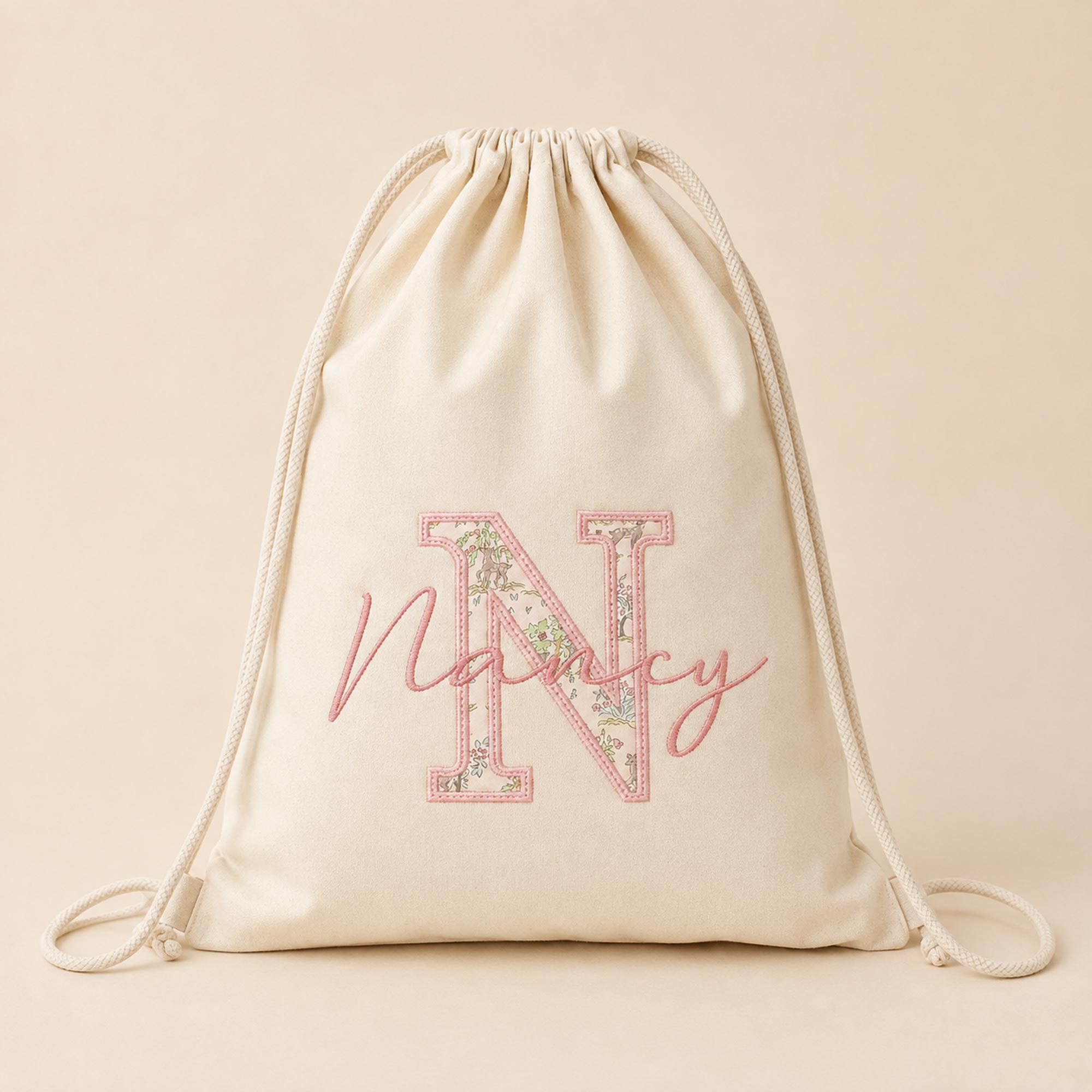 Personalised Liberty Initial & Name PE Bag