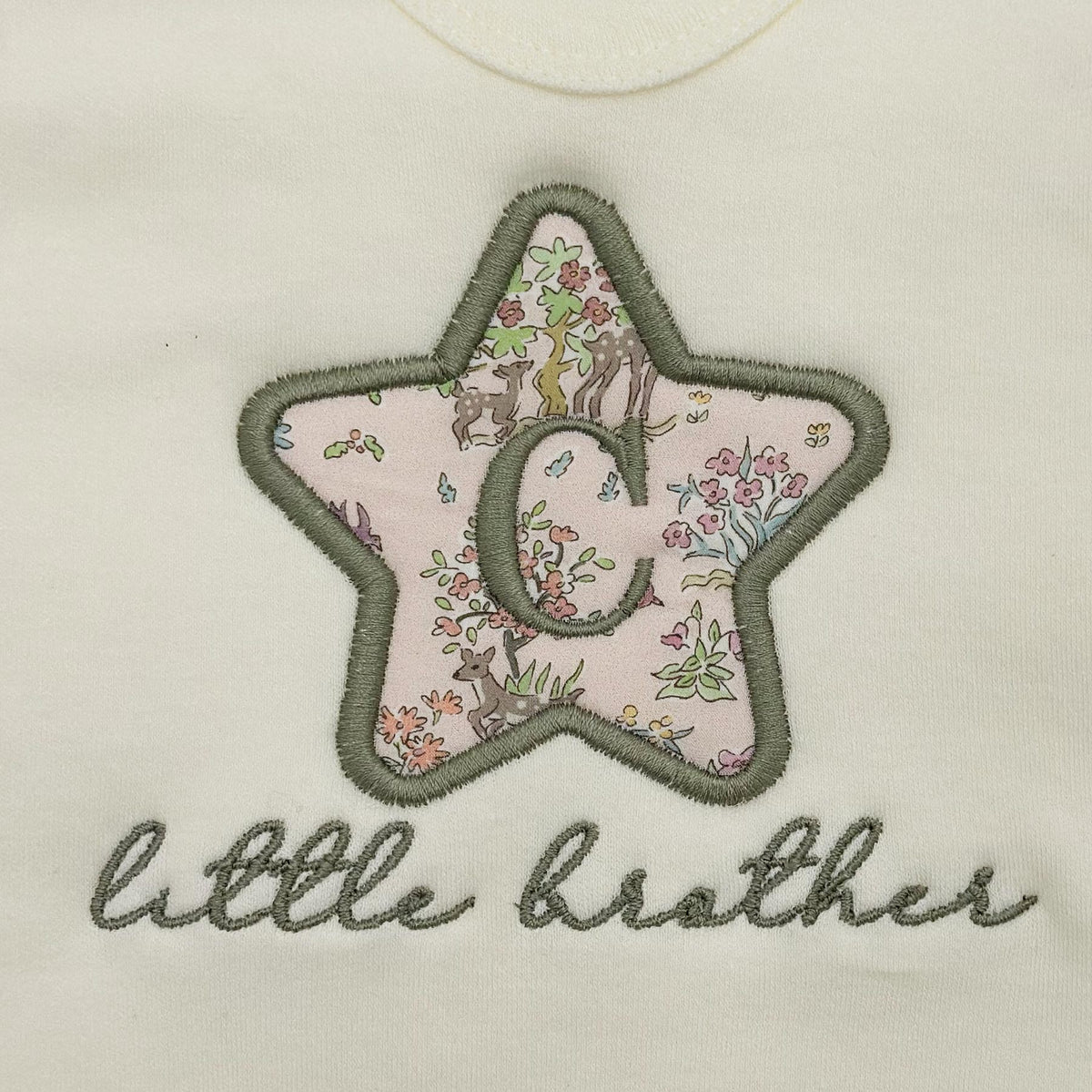 Personalised Unisex Sibling Outfits – Liberty Star T-Shirt & Baby Bodysuit Set