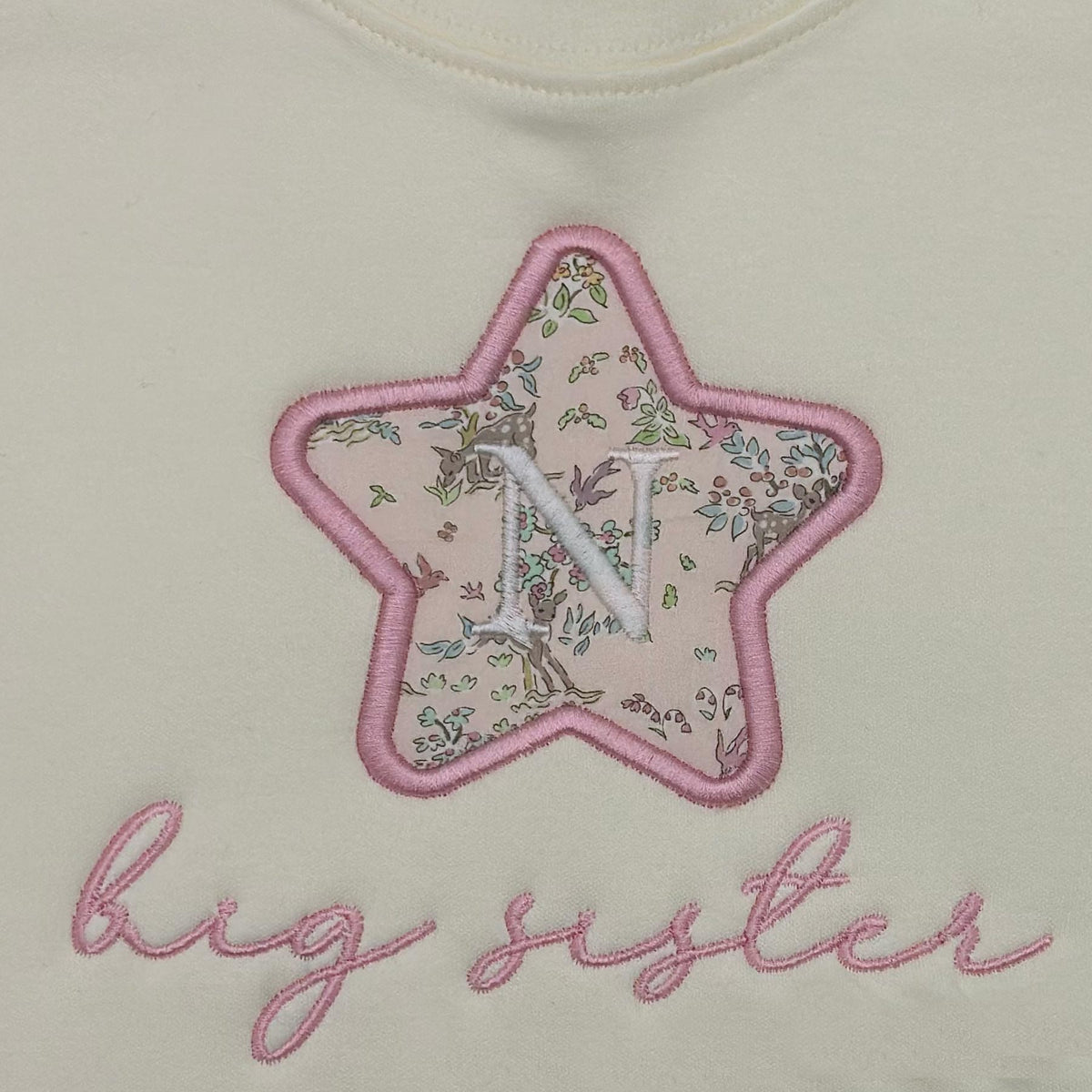 Personalised Unisex Sibling Outfits – Liberty Star T-Shirt & Baby Bodysuit Set