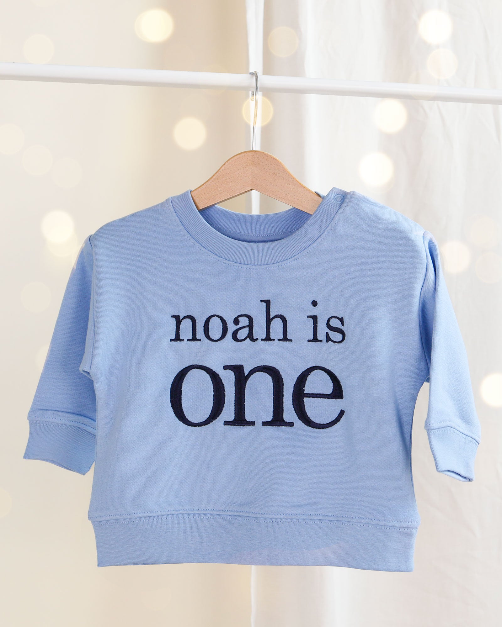 Personalised Embroidered Birthday Sweatshirt - Any Age