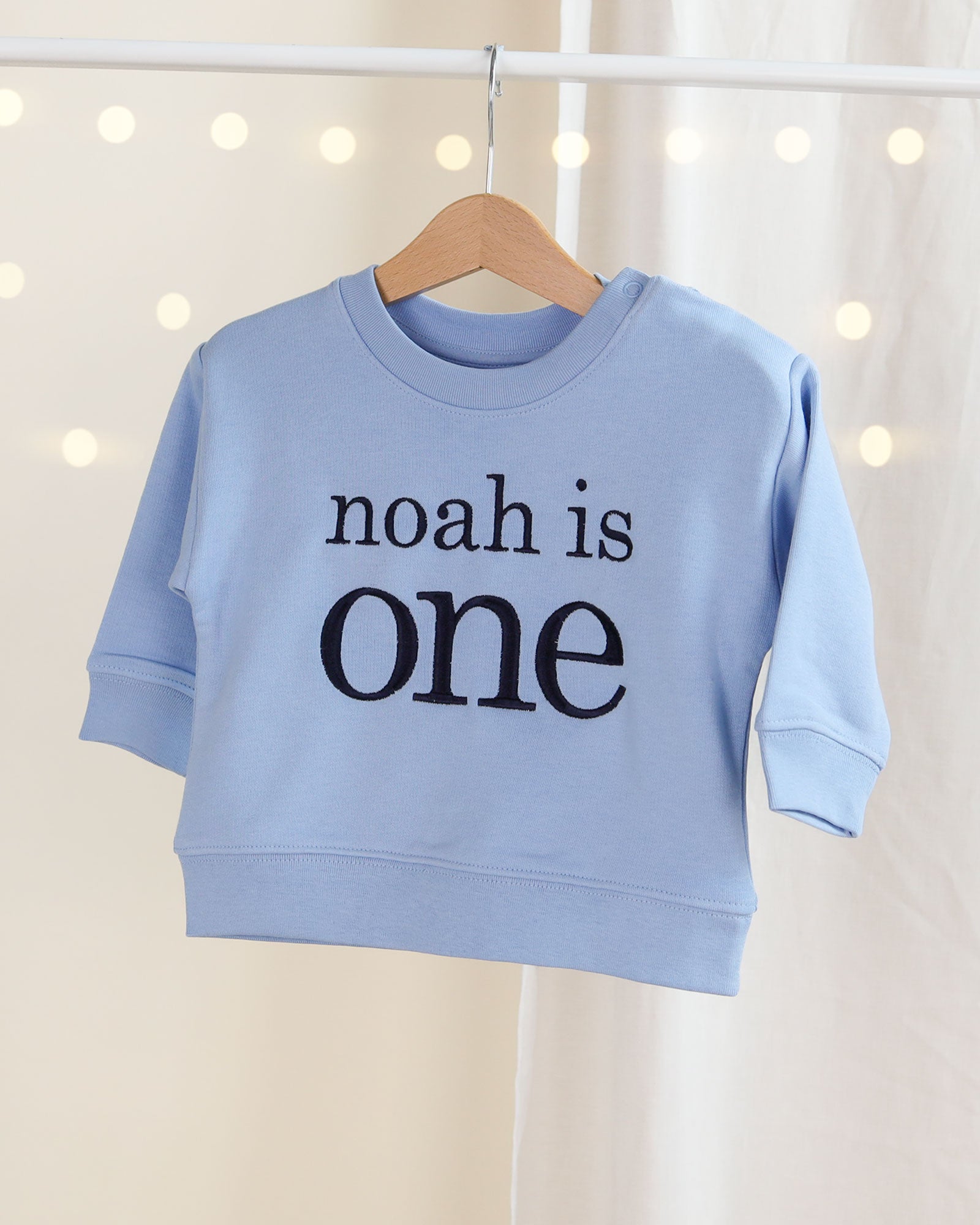 Personalised Embroidered Birthday Sweatshirt - Any Age