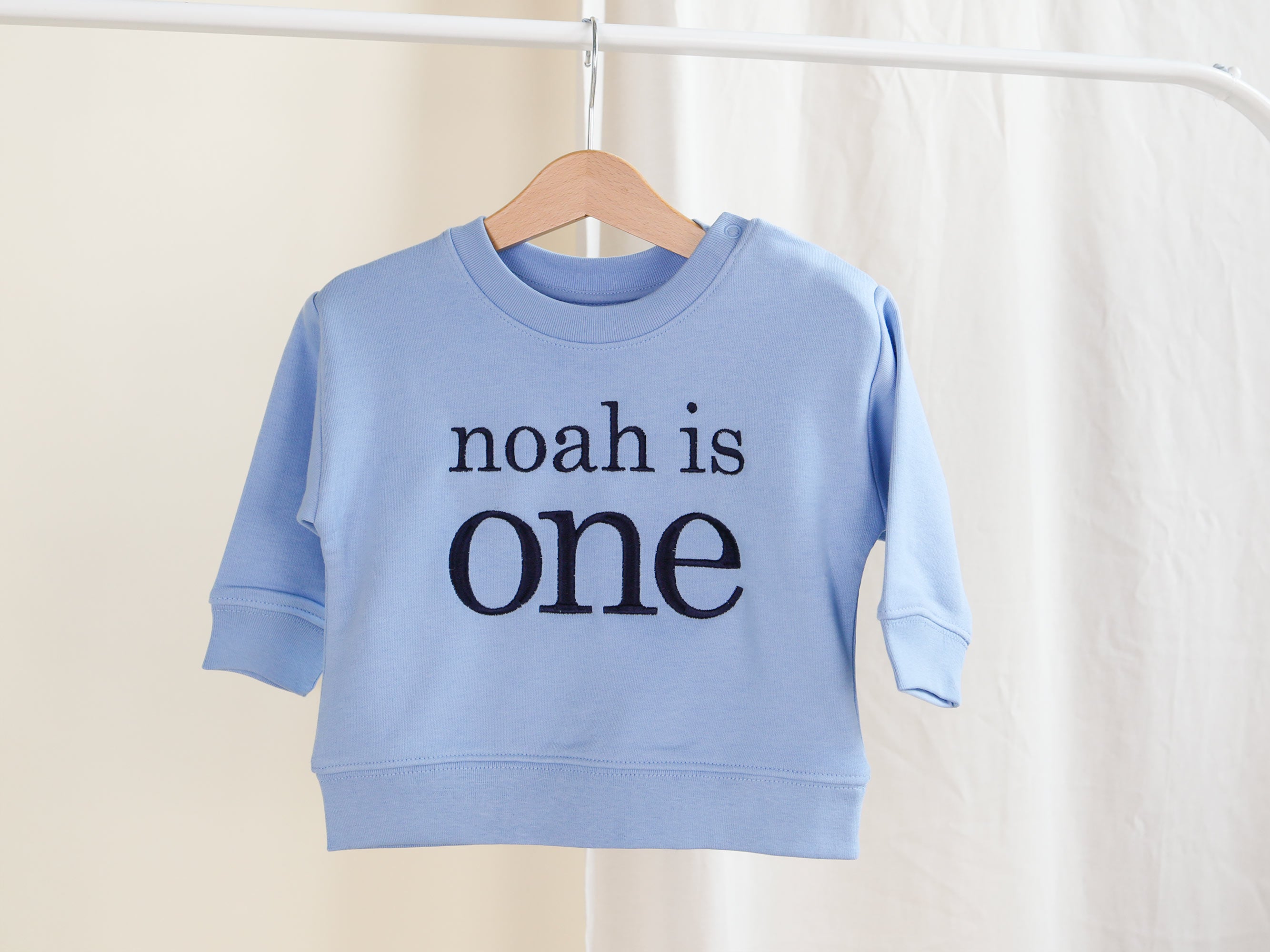 Personalised Embroidered Birthday Sweatshirt - Any Age