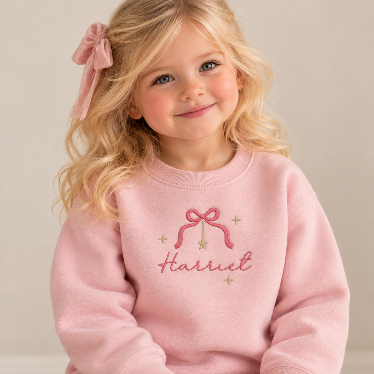 Personalised Christmas Ribbon Jumper