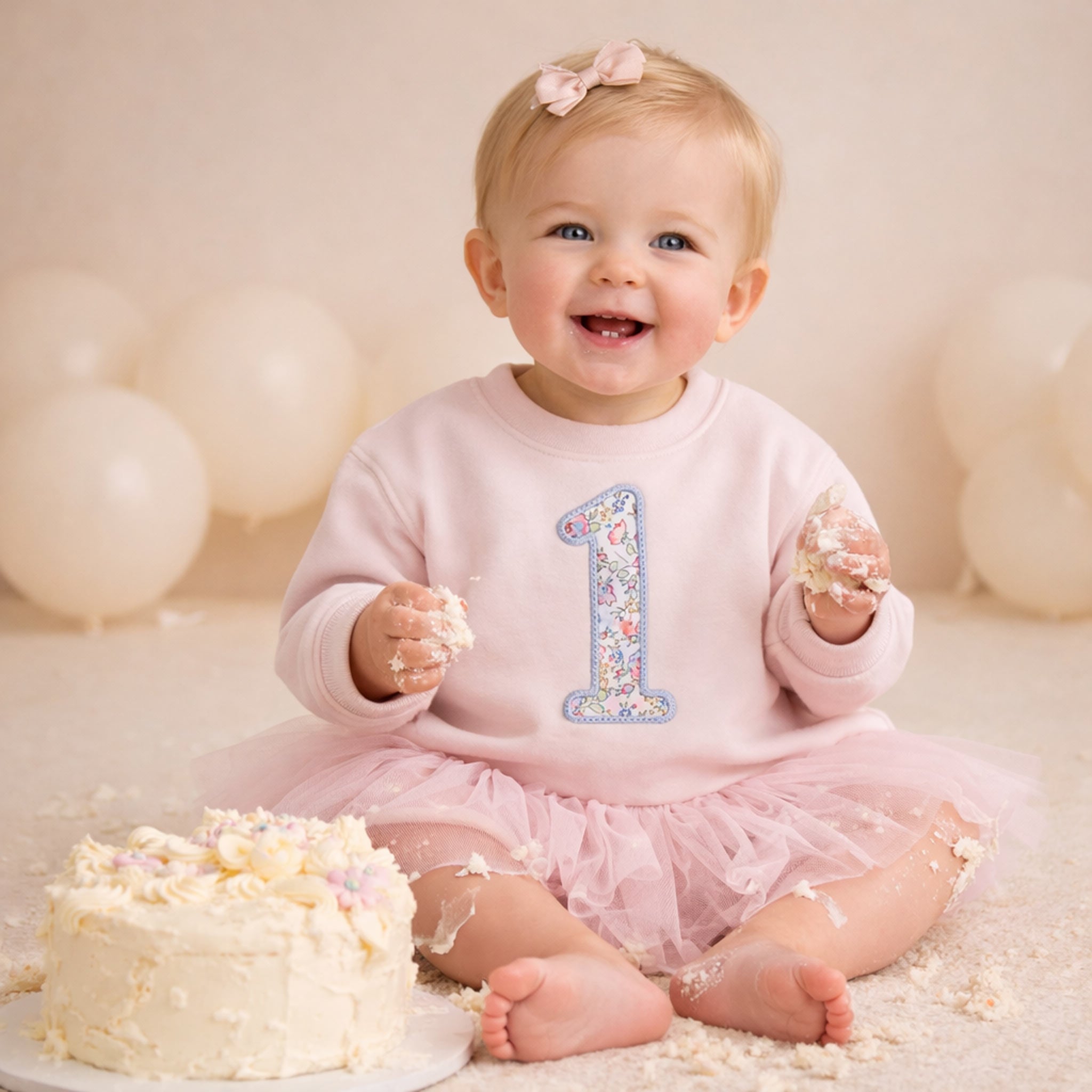 Personalised Liberty First Birthday Jumper – No. 1