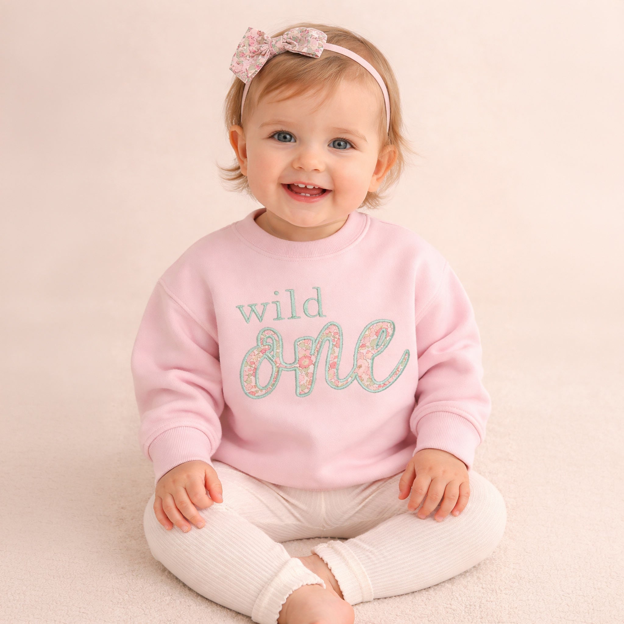 Wild One Liberty Appliqué Birthday Sweatshirt