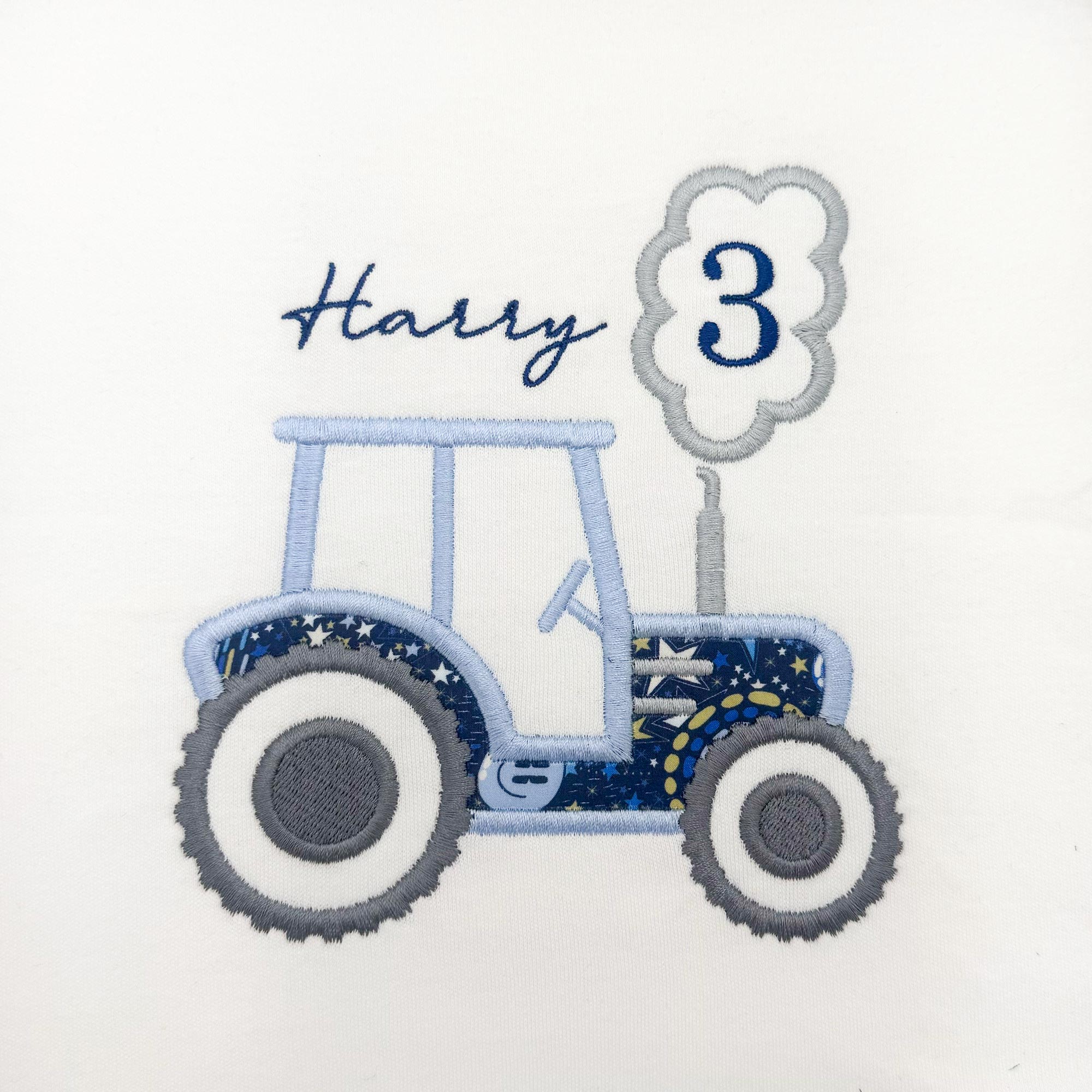 Personalised Tractor Birthday T-shirt