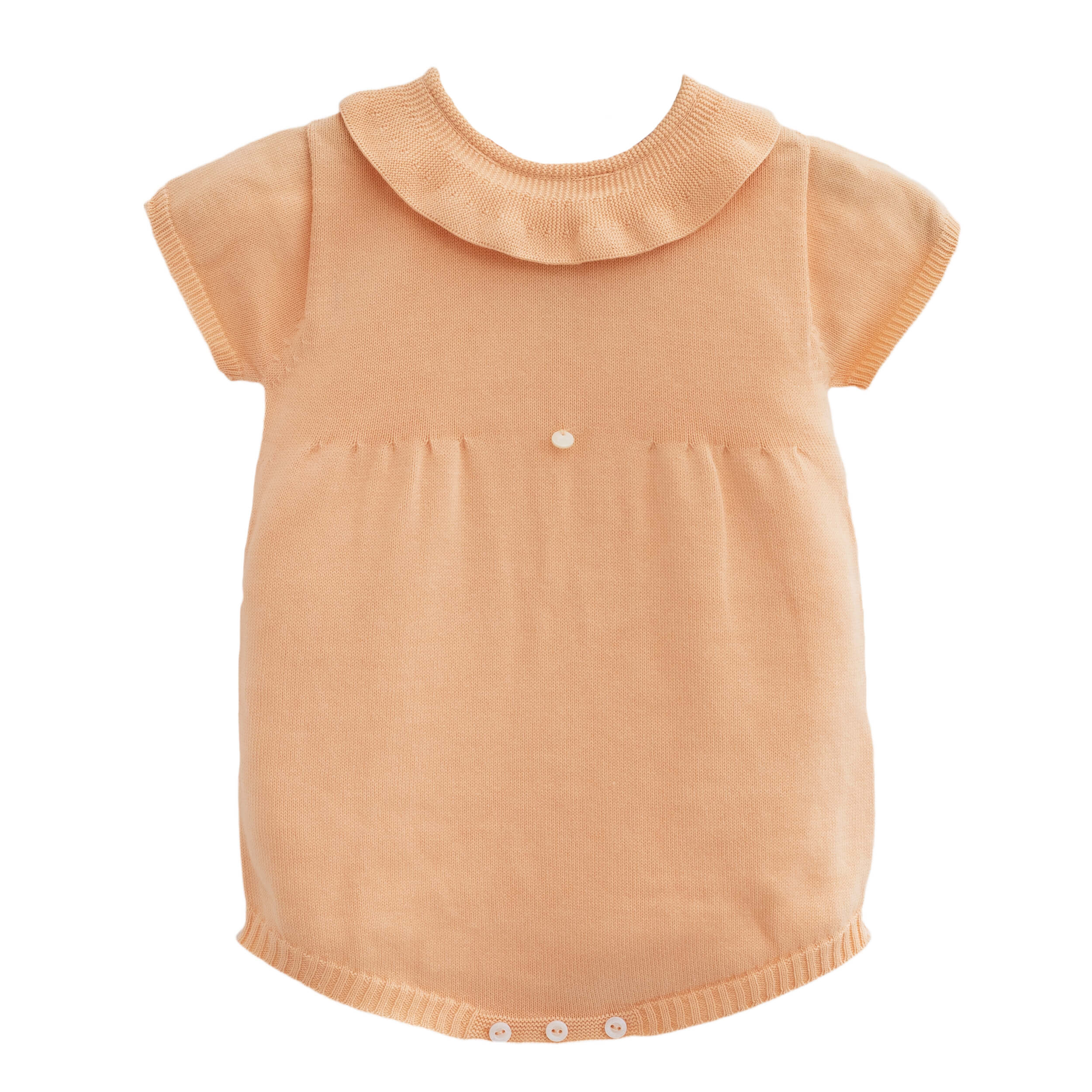 wedoble apricot knit baby romper