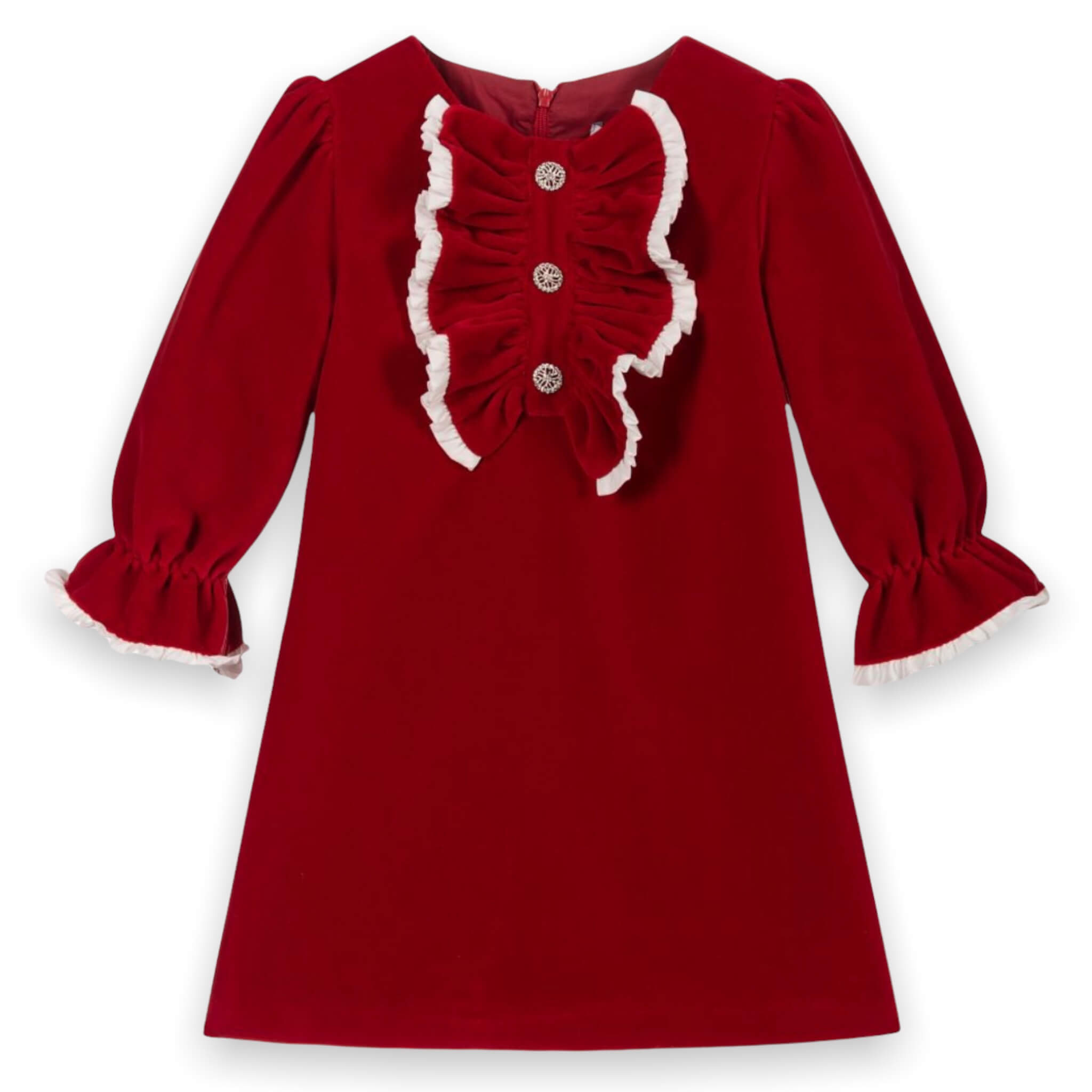 red velvet girls dress by patachou
