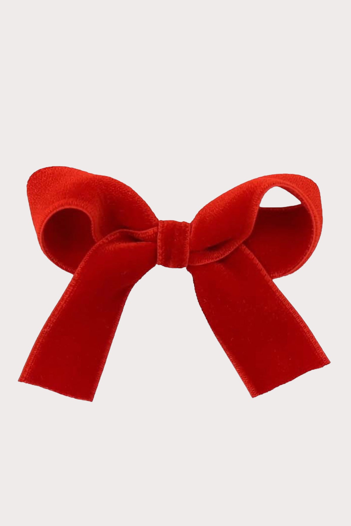 olilia designs velvet hair bow red