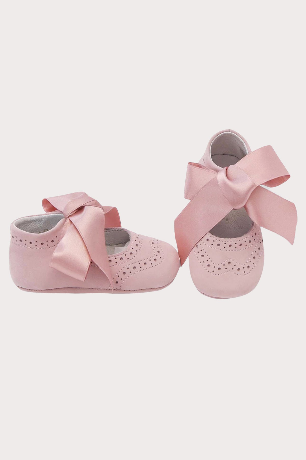 pink leather baby girl shoes