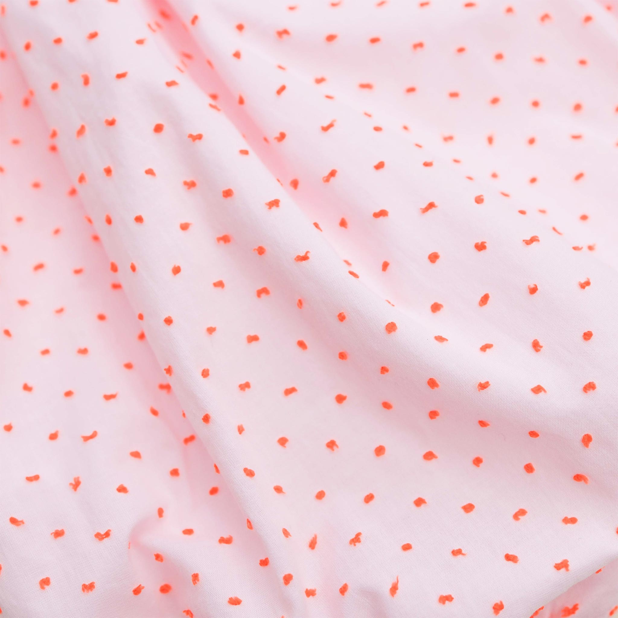 pink neon plumeti baby girl romper fabric
